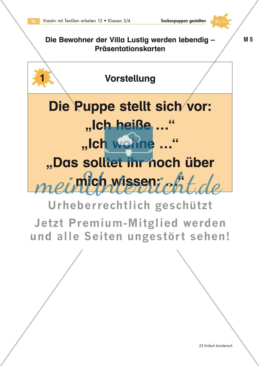 Gestaltung von Sockenpuppen Preview 4