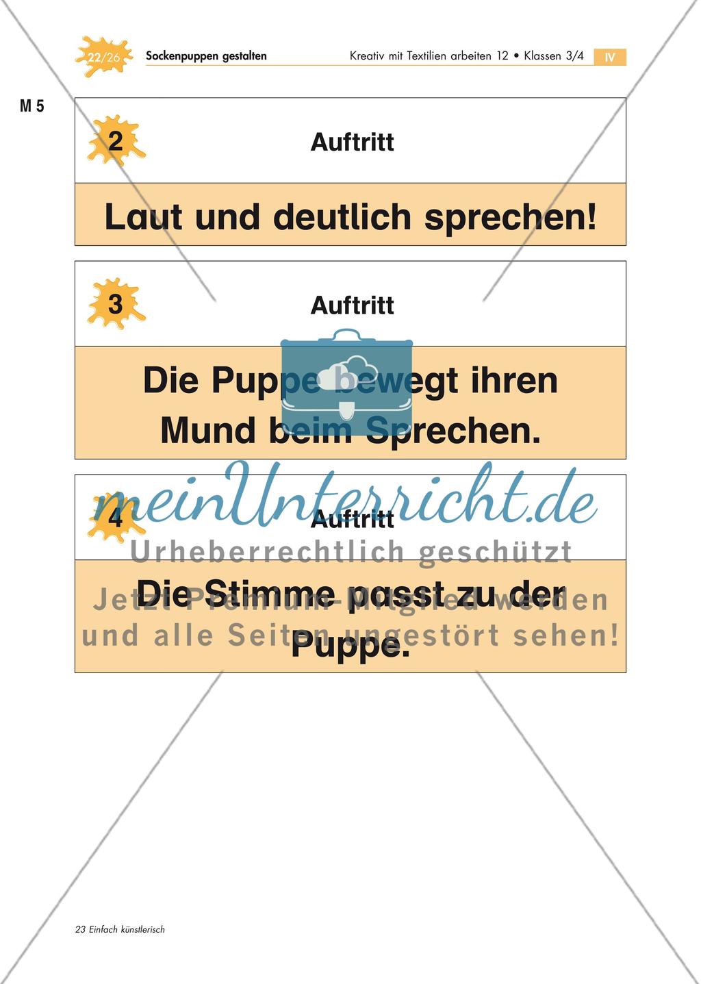 Gestaltung von Sockenpuppen Preview 5