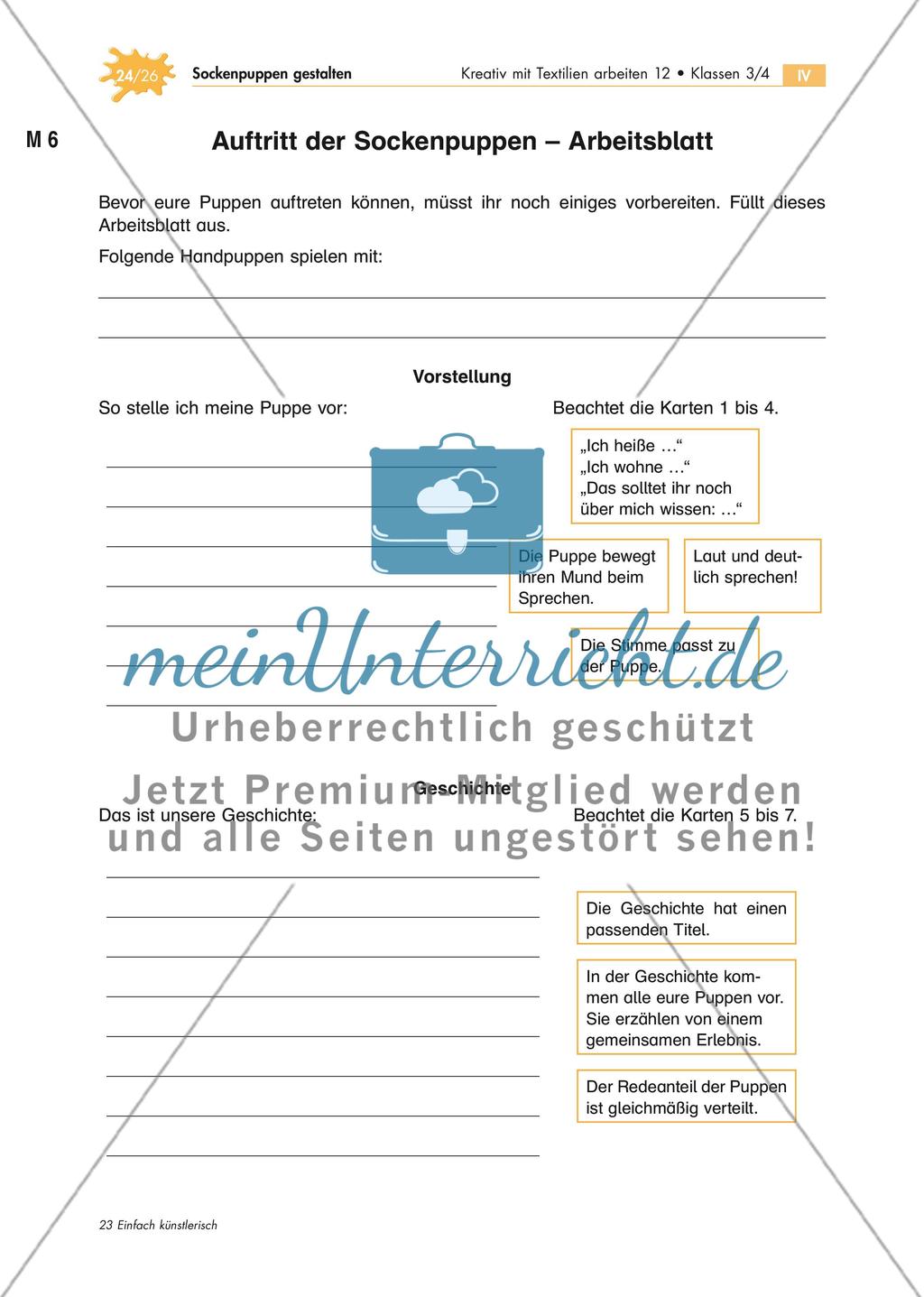 Gestaltung von Sockenpuppen Preview 7