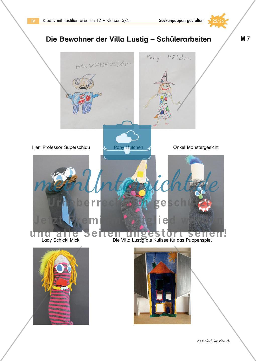 Gestaltung von Sockenpuppen Preview 8