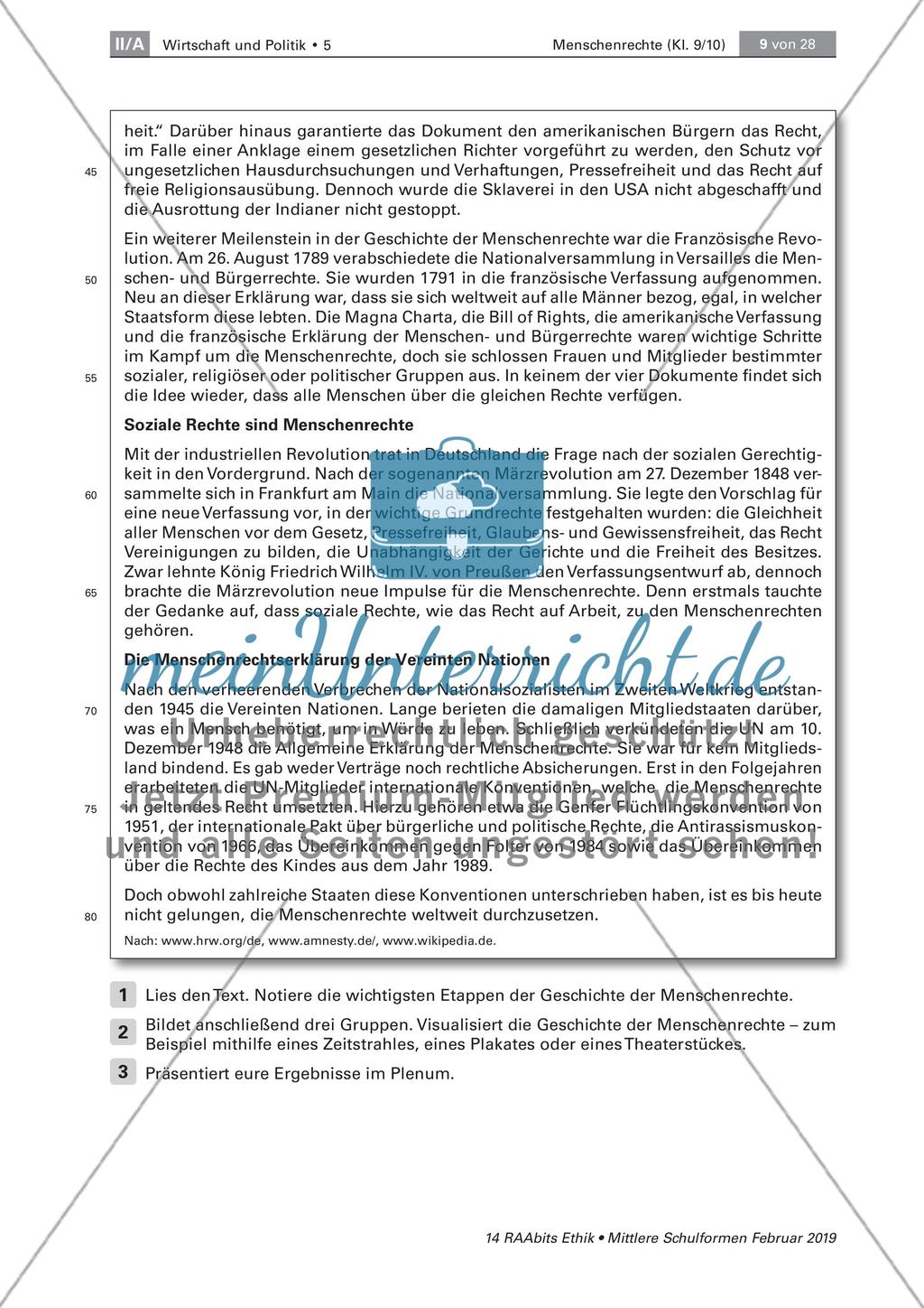 Menschenrechte: Definition und Entstehung Preview 4