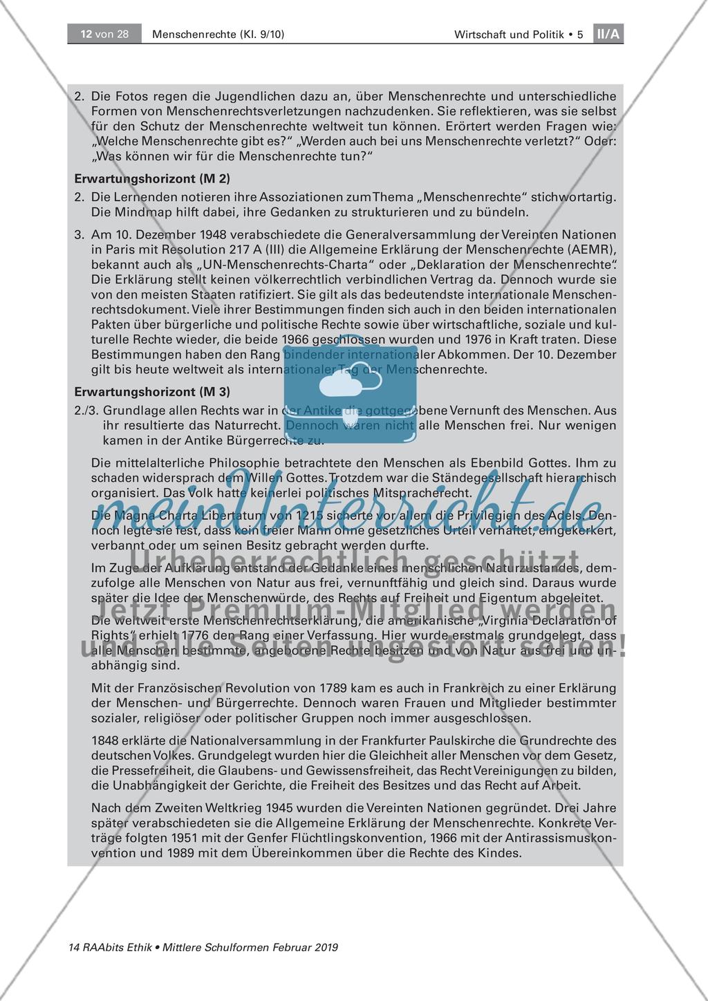 Menschenrechte: Definition und Entstehung Preview 7