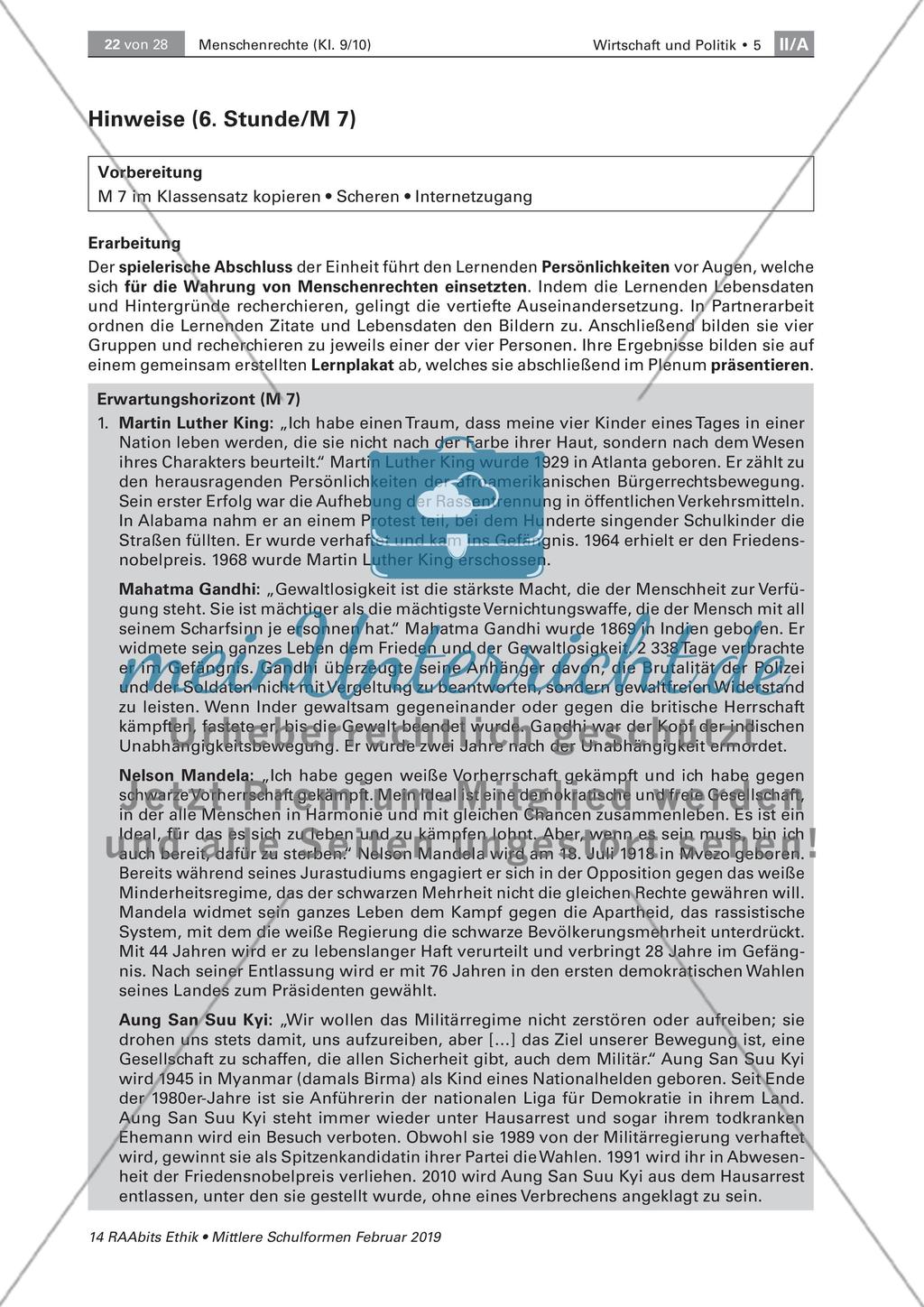 Menschenrechtsorganisationen und -aktivisten Preview 6
