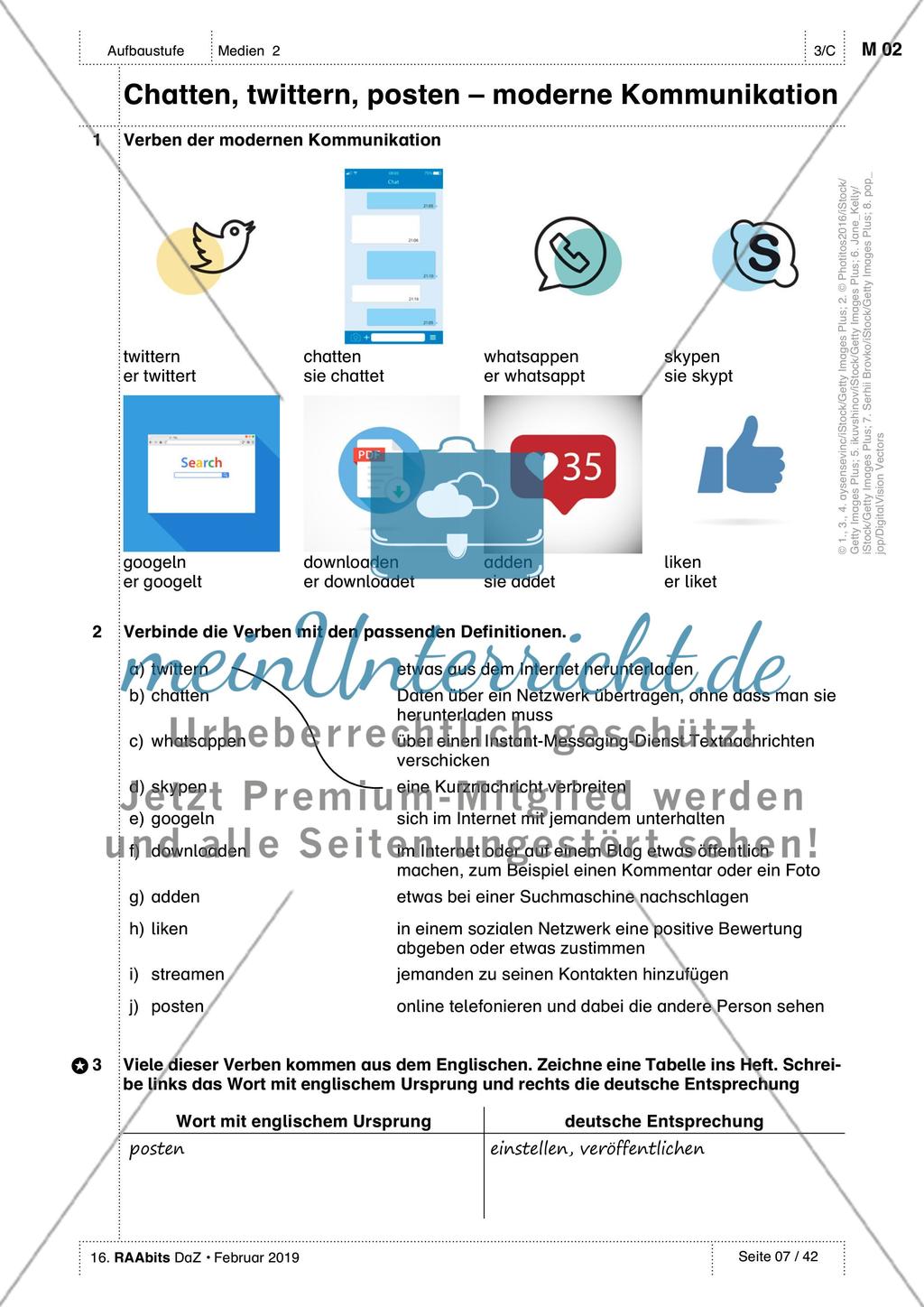 Erwerb von Medienkompetenz: Einführung des Wortschatzes Preview 2