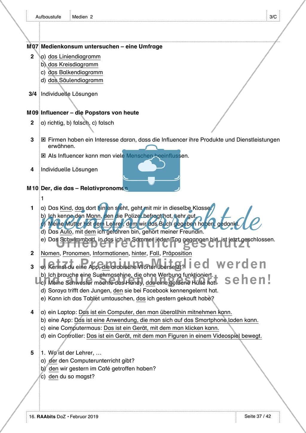 Erwerb von Medienkompetenz: Lösungen Preview 3