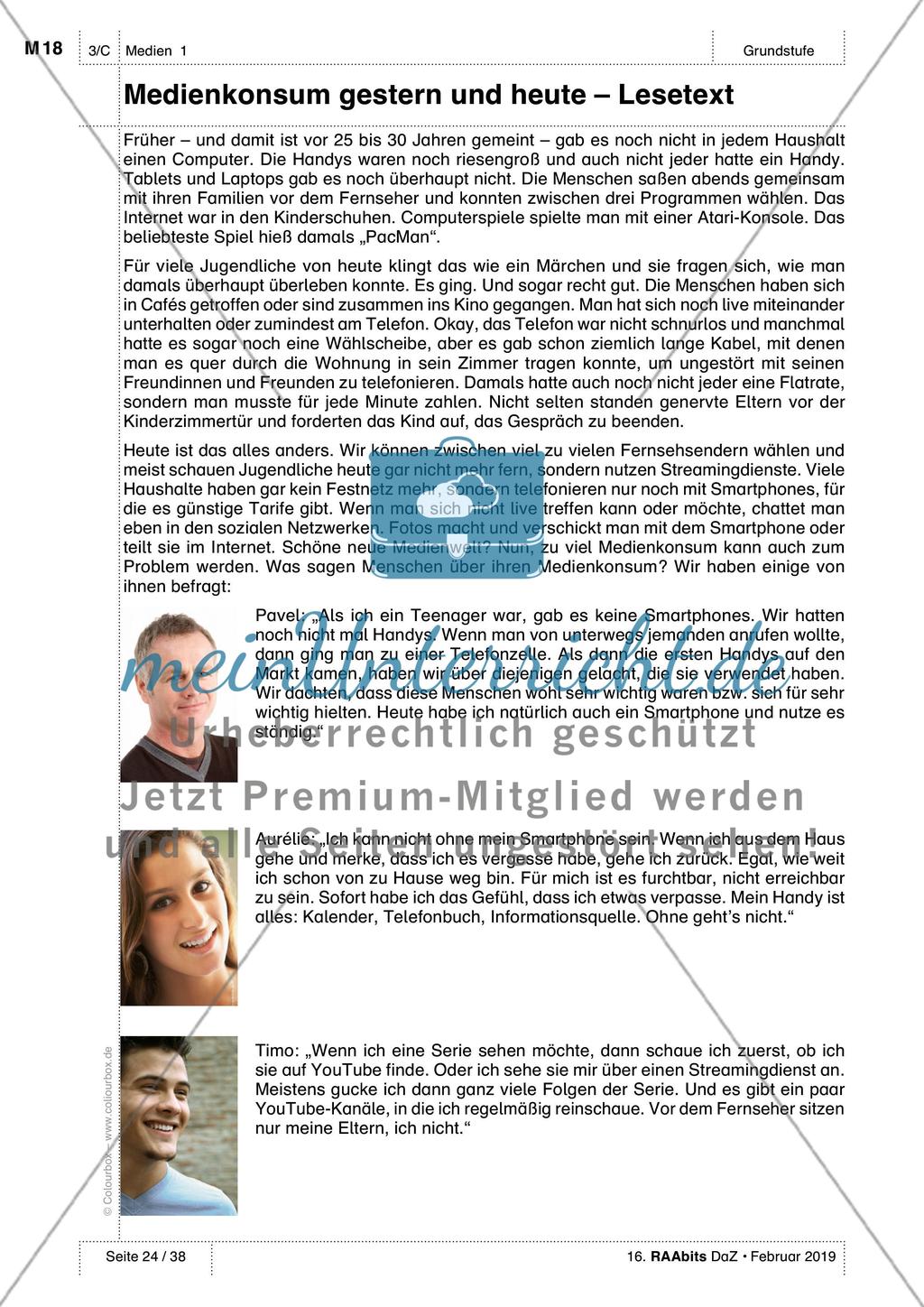 Medien kennen und nutzen: Üben und Anwenden des Wortschatzes Preview 12