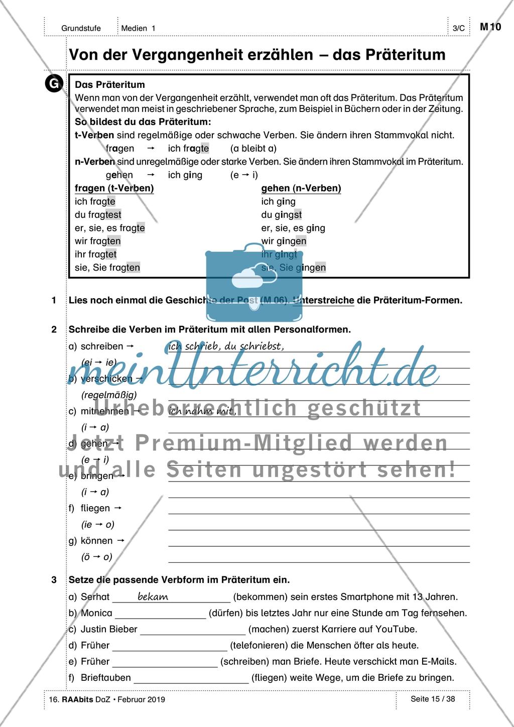 Medien kennen und nutzen: Üben und Anwenden des Wortschatzes Preview 3