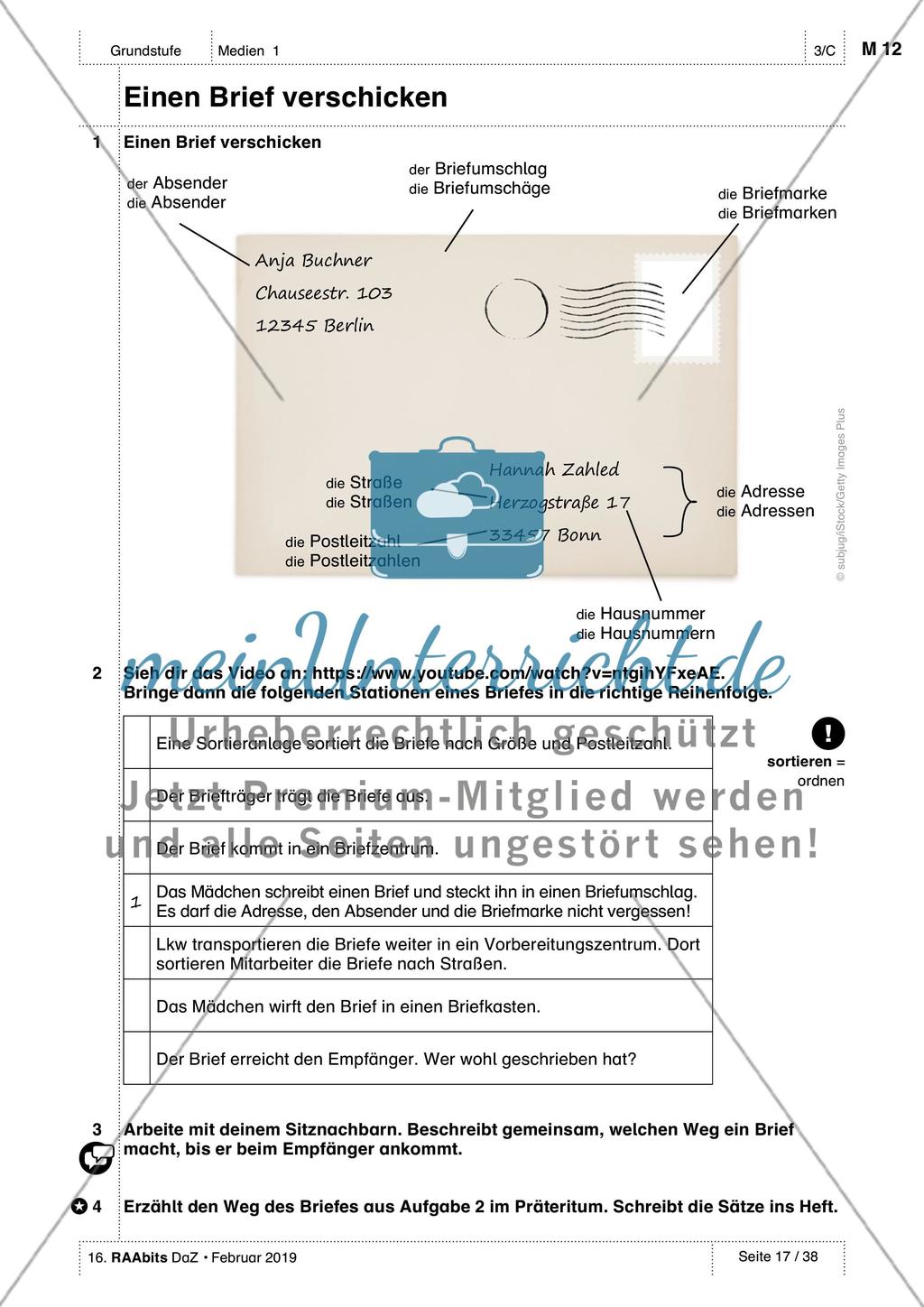 Medien kennen und nutzen: Üben und Anwenden des Wortschatzes Preview 5
