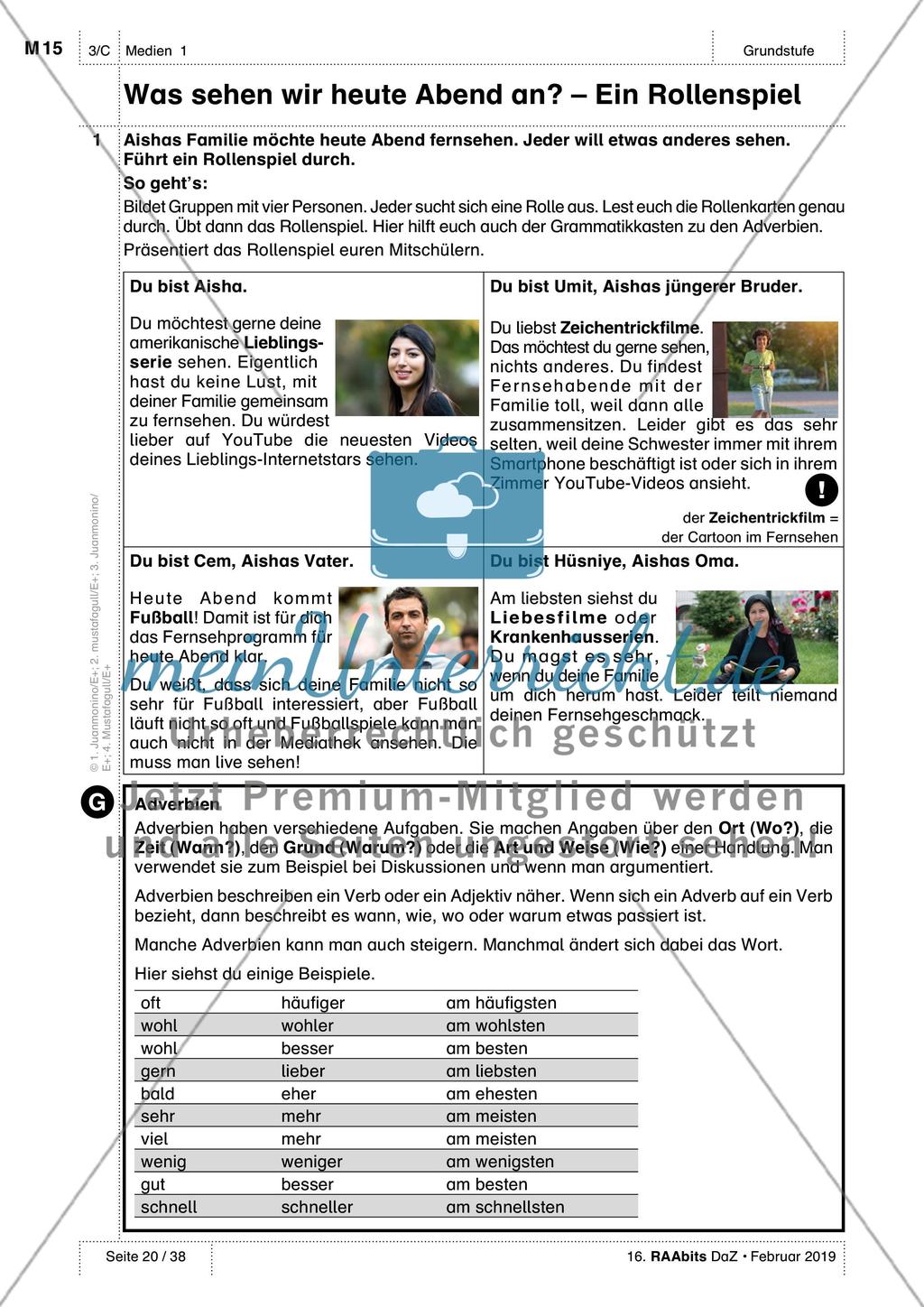 Medien kennen und nutzen: Üben und Anwenden des Wortschatzes Preview 8
