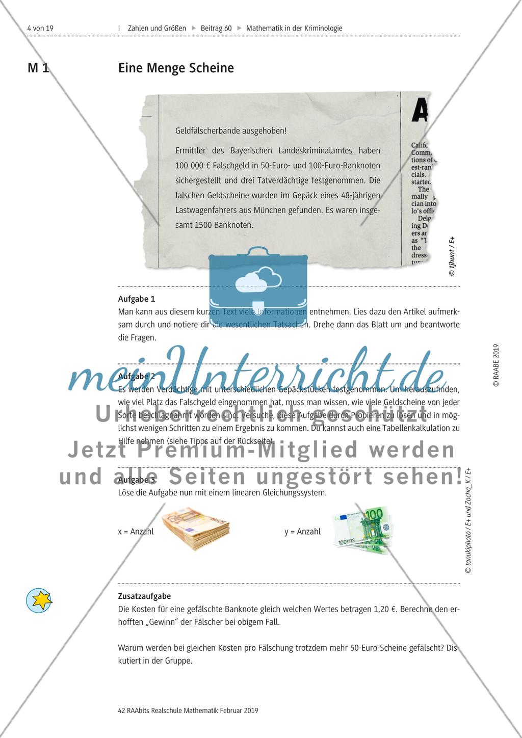 Wer hat das Falschgeld transportiert? Preview 1