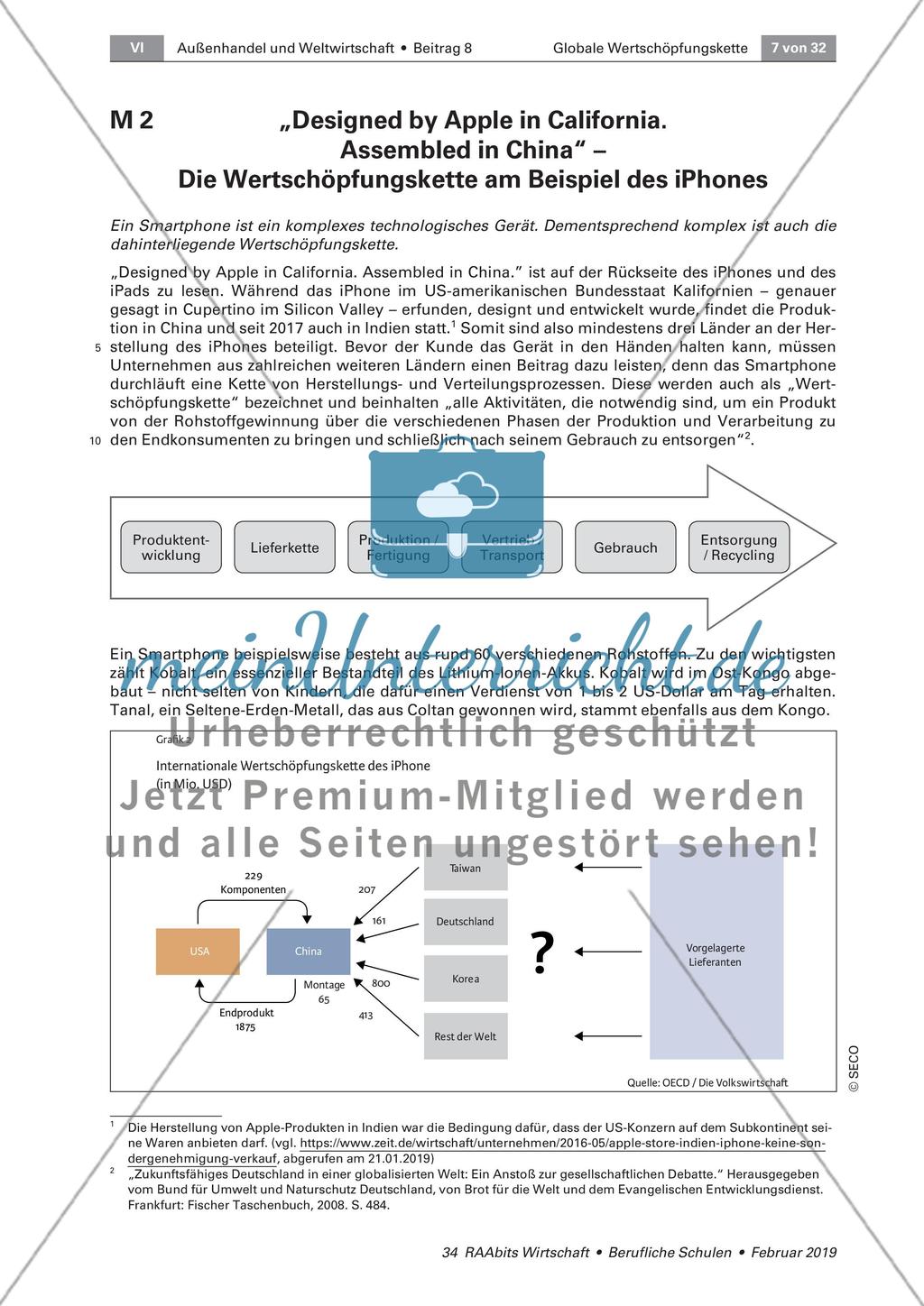 Globalisierung und Wirtschaft: Das Smartphone Preview 2