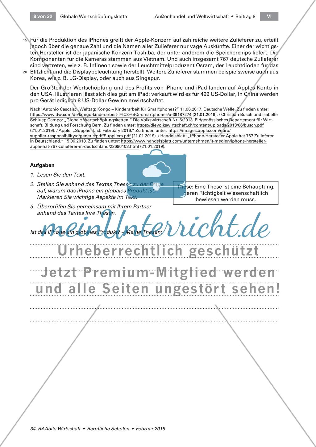 Globalisierung und Wirtschaft: Das Smartphone Preview 3