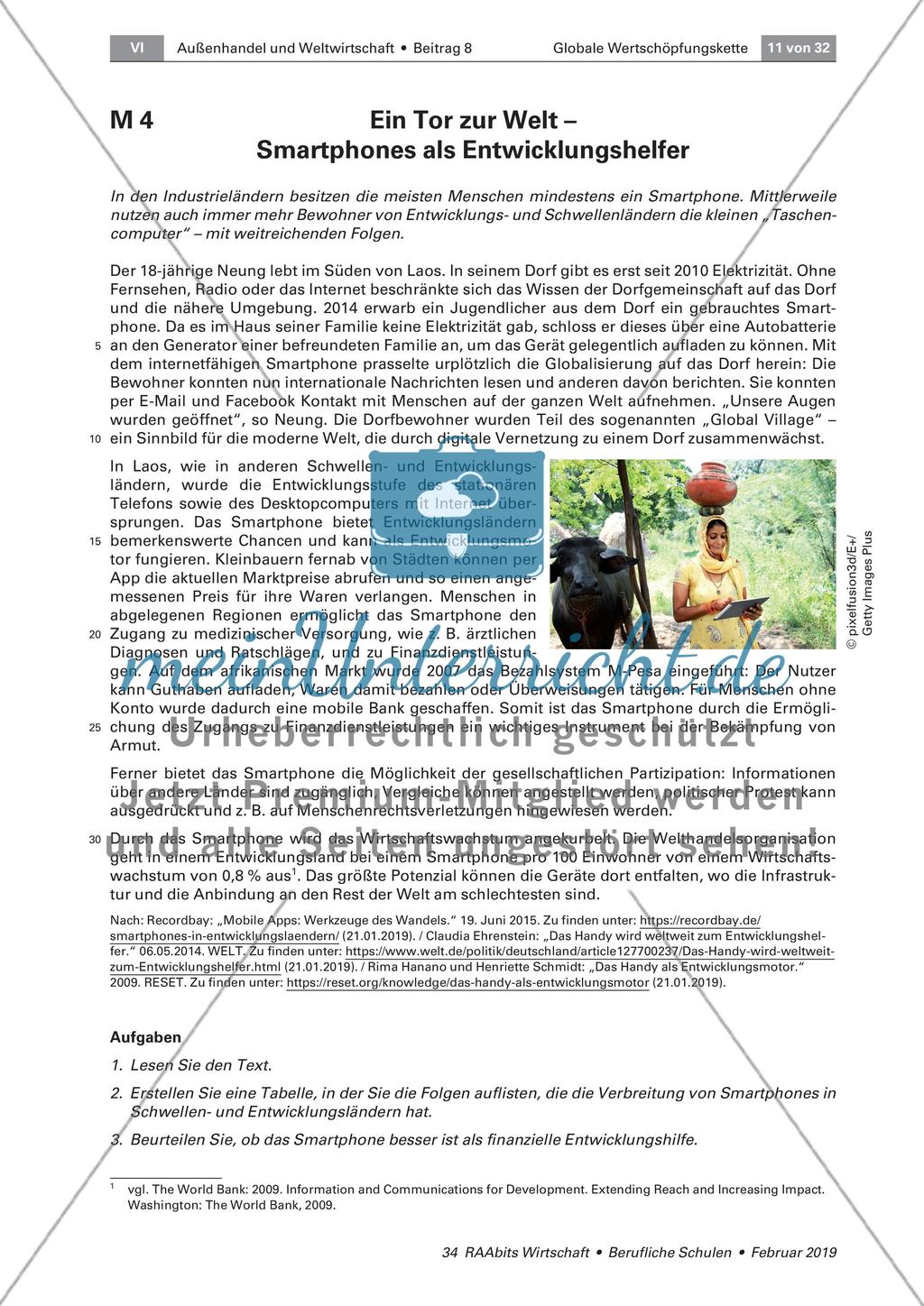 Globalisierung und Wirtschaft: Das Smartphone Preview 6