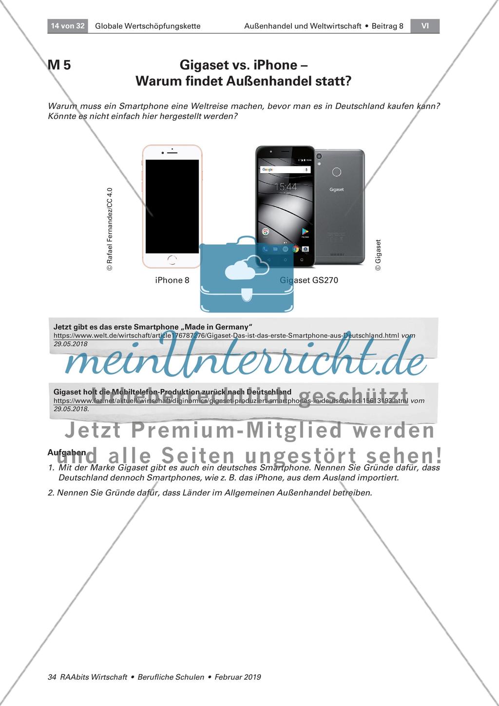Globalisierung und Wirtschaft: Das Smartphone Preview 9