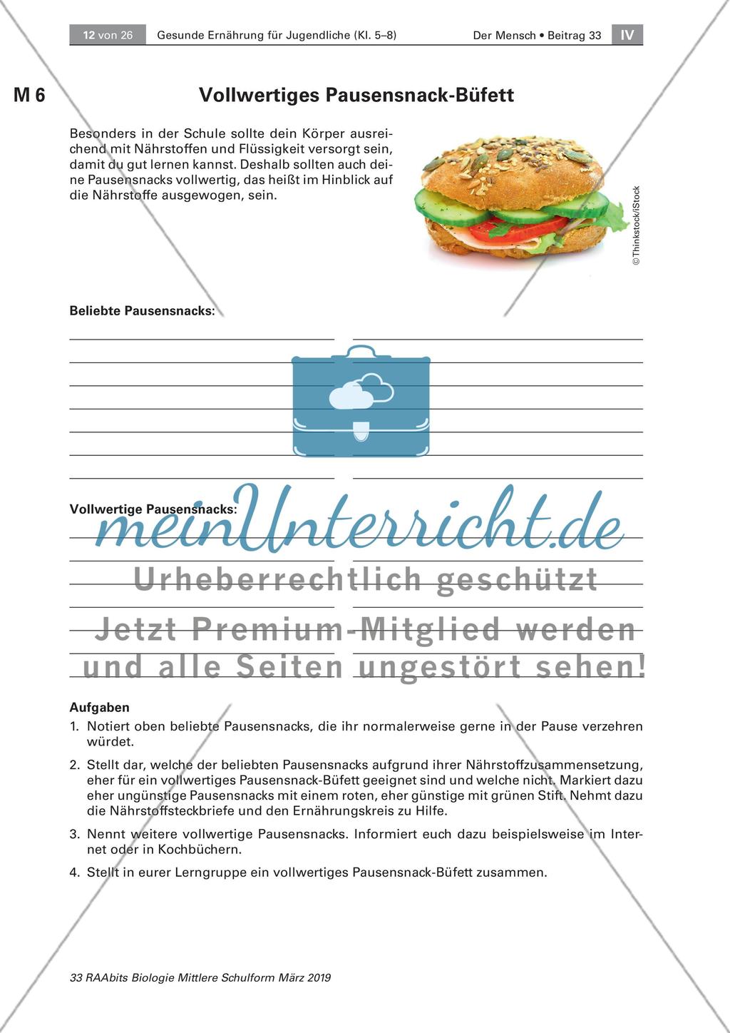 Vollwertige Pausensnacks und ihre Nährstoffe Preview 7