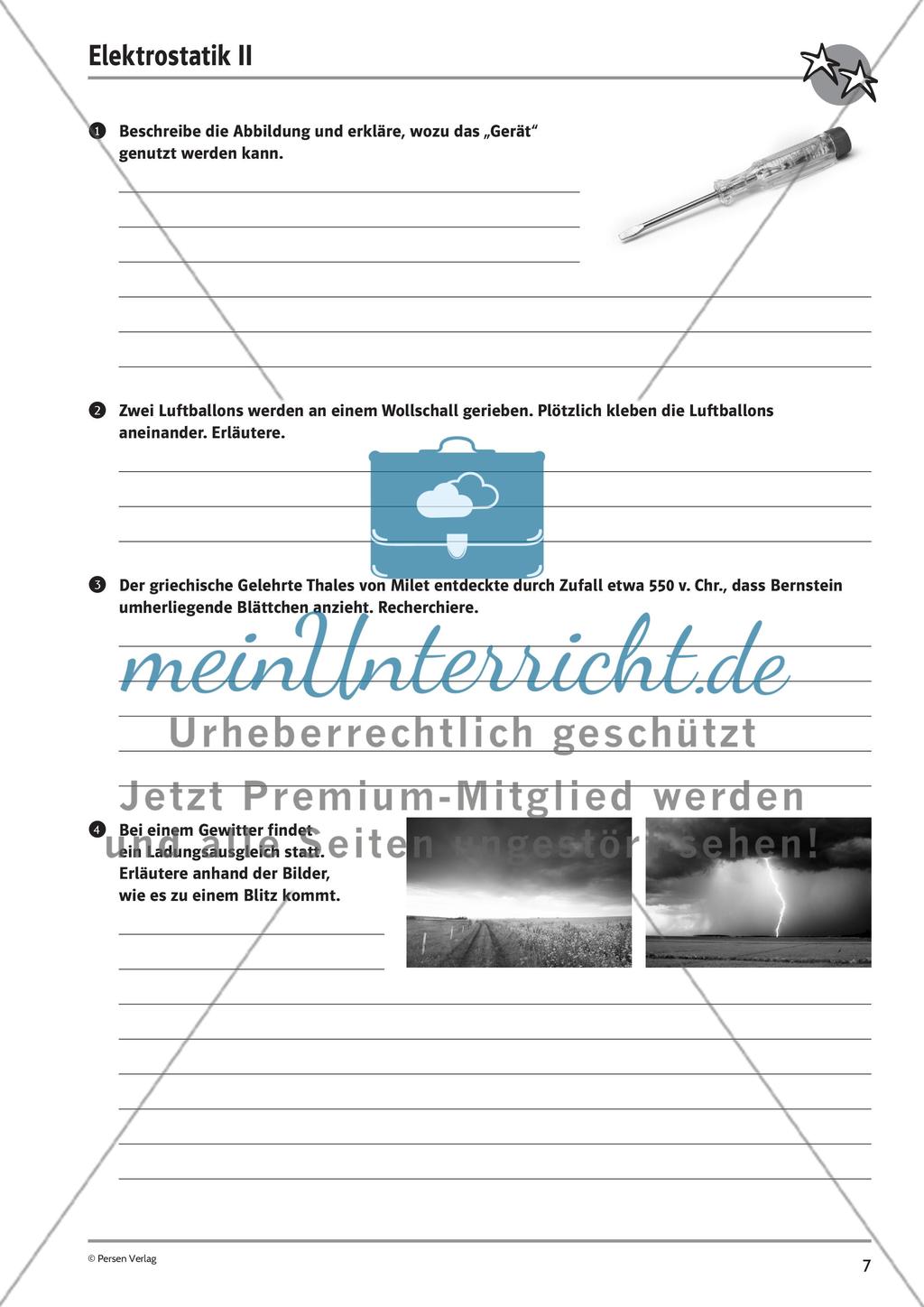 Elektrizitätslehre - Teil 1 Preview 7