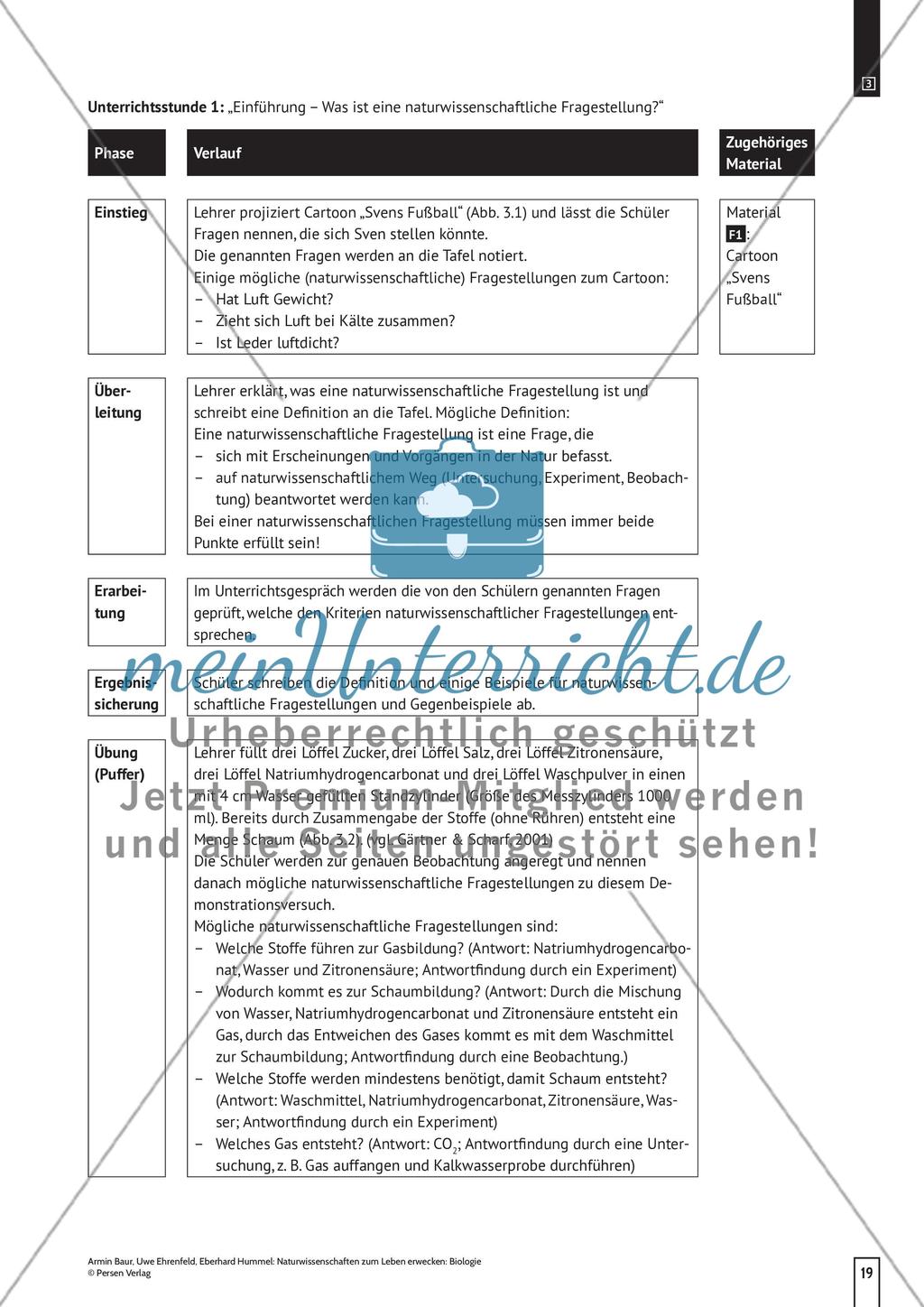 Die naturwissenschaftliche Fragestellung Preview 2