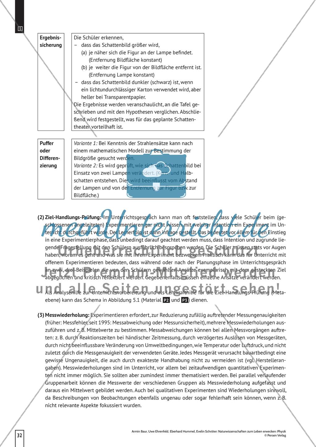 Die Planung und Durchführung von Experimenten Preview 4