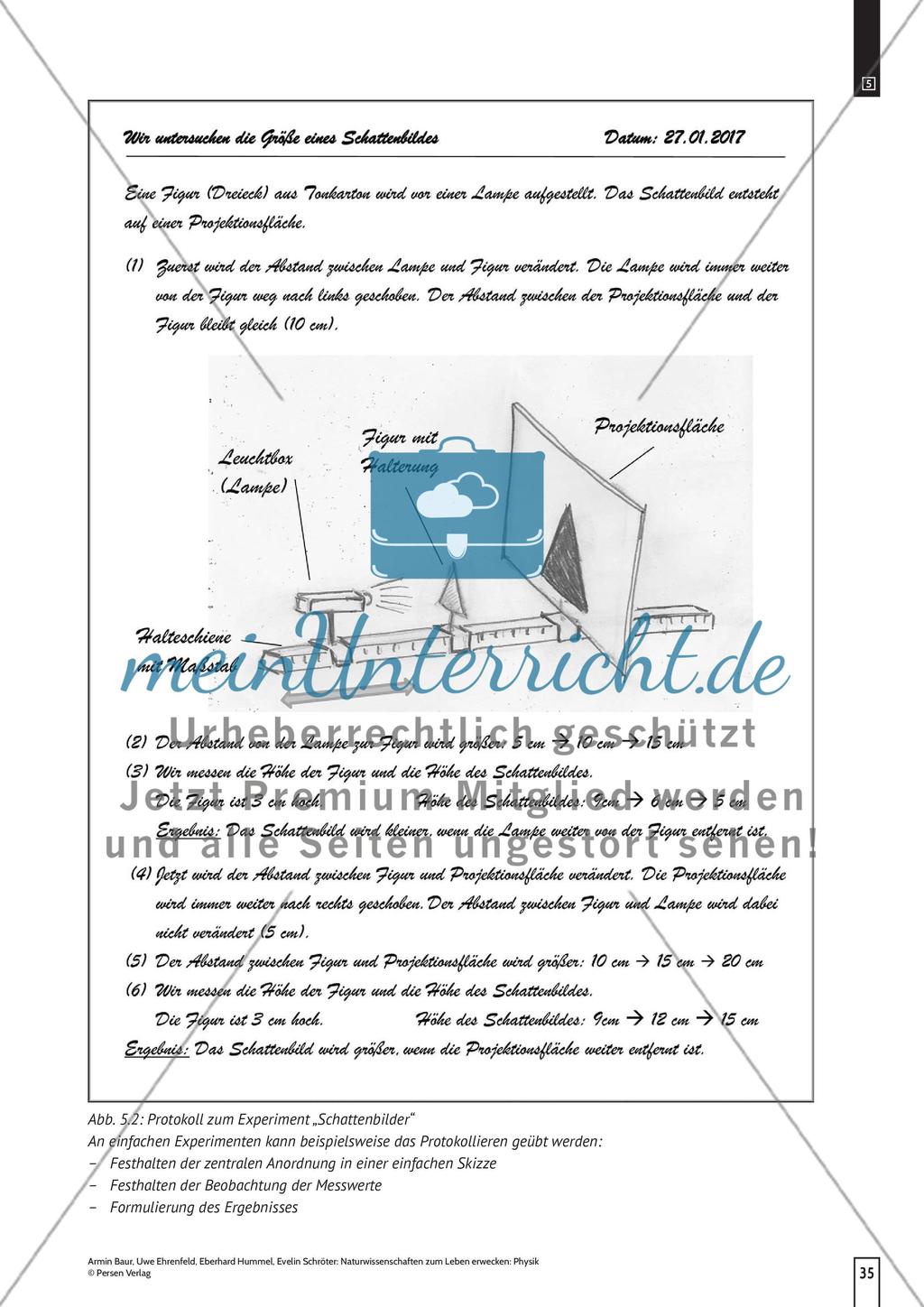 Die Planung und Durchführung von Experimenten Preview 7
