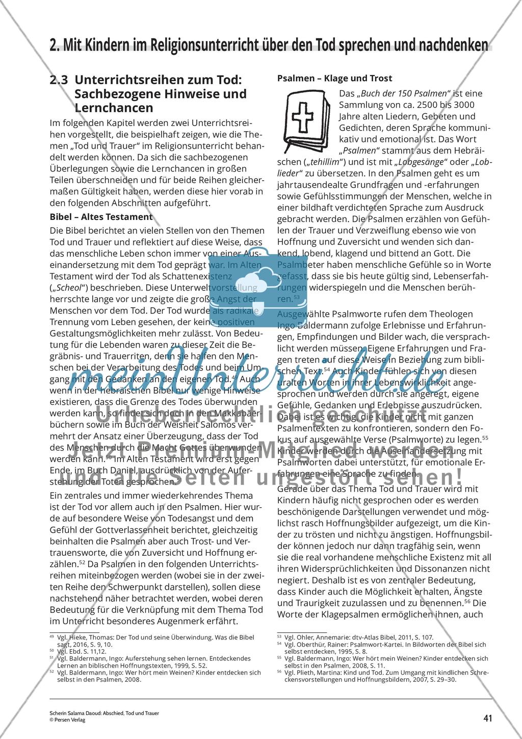 Unterrichtsreihe 1 – Baustein 1: Vorwissen aktivieren und eigene Fragen formulieren Preview 1