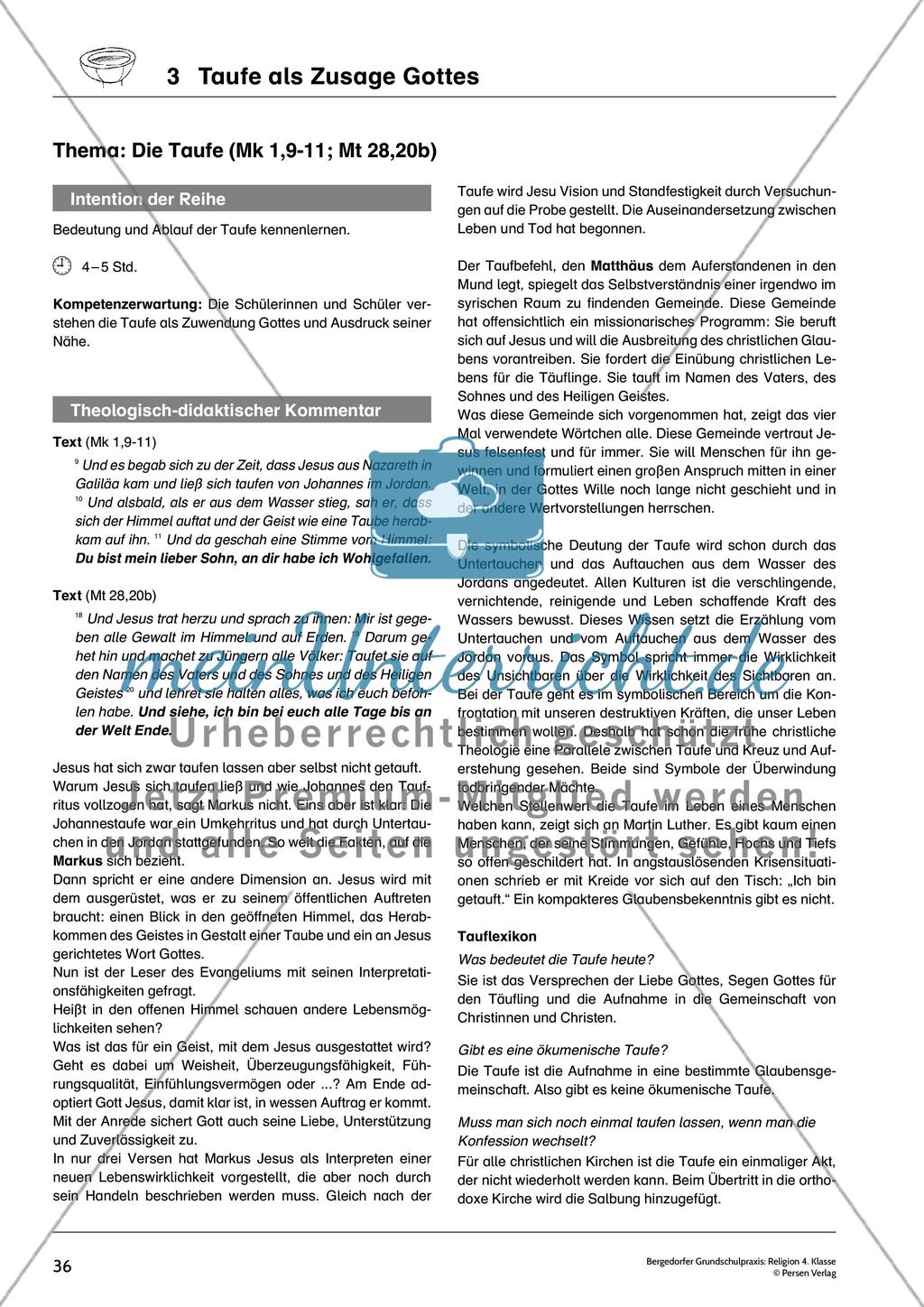 Kapitel 3 – Taufe als Zusage Gottes Preview 1
