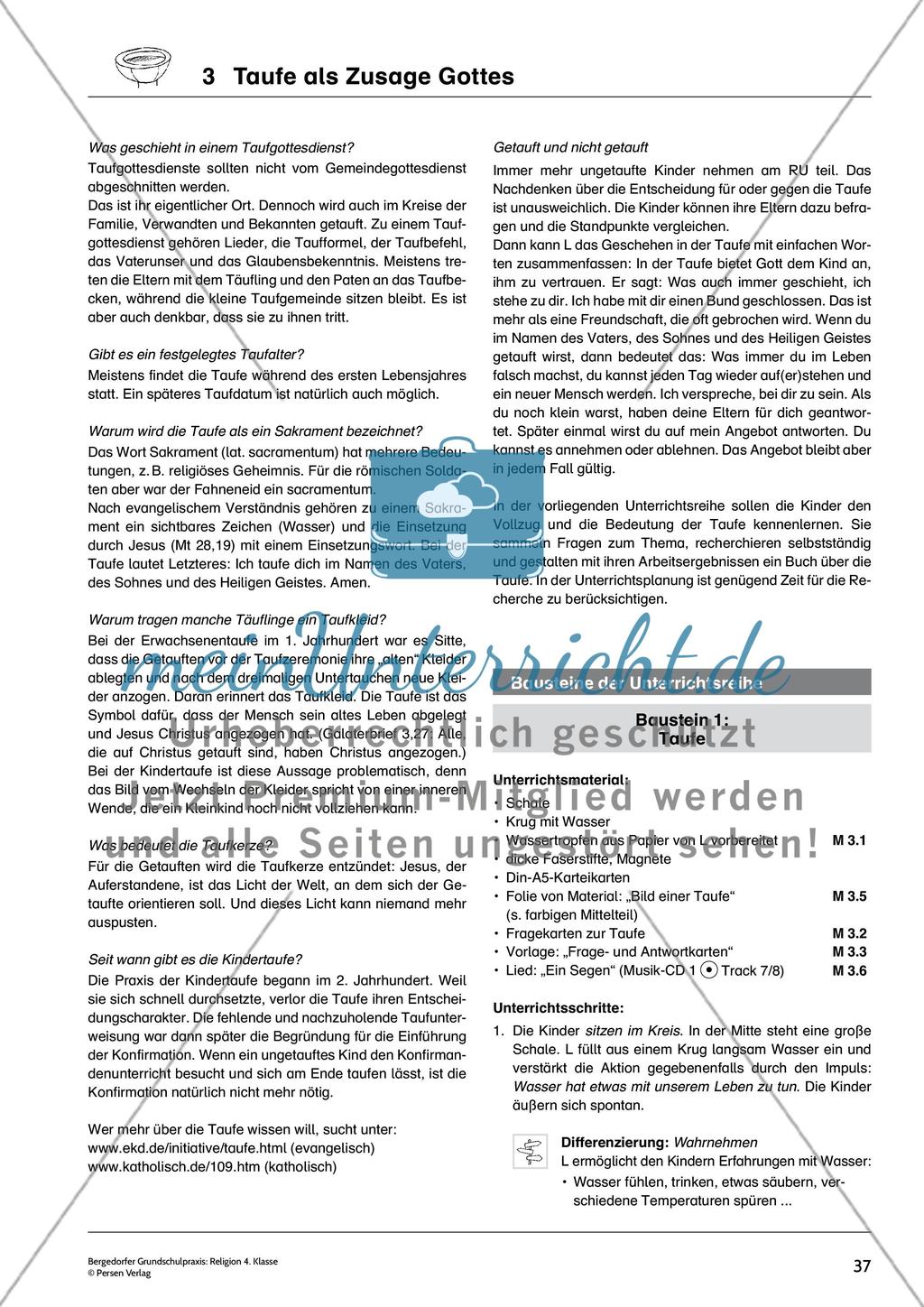 Kapitel 3 – Taufe als Zusage Gottes Preview 2