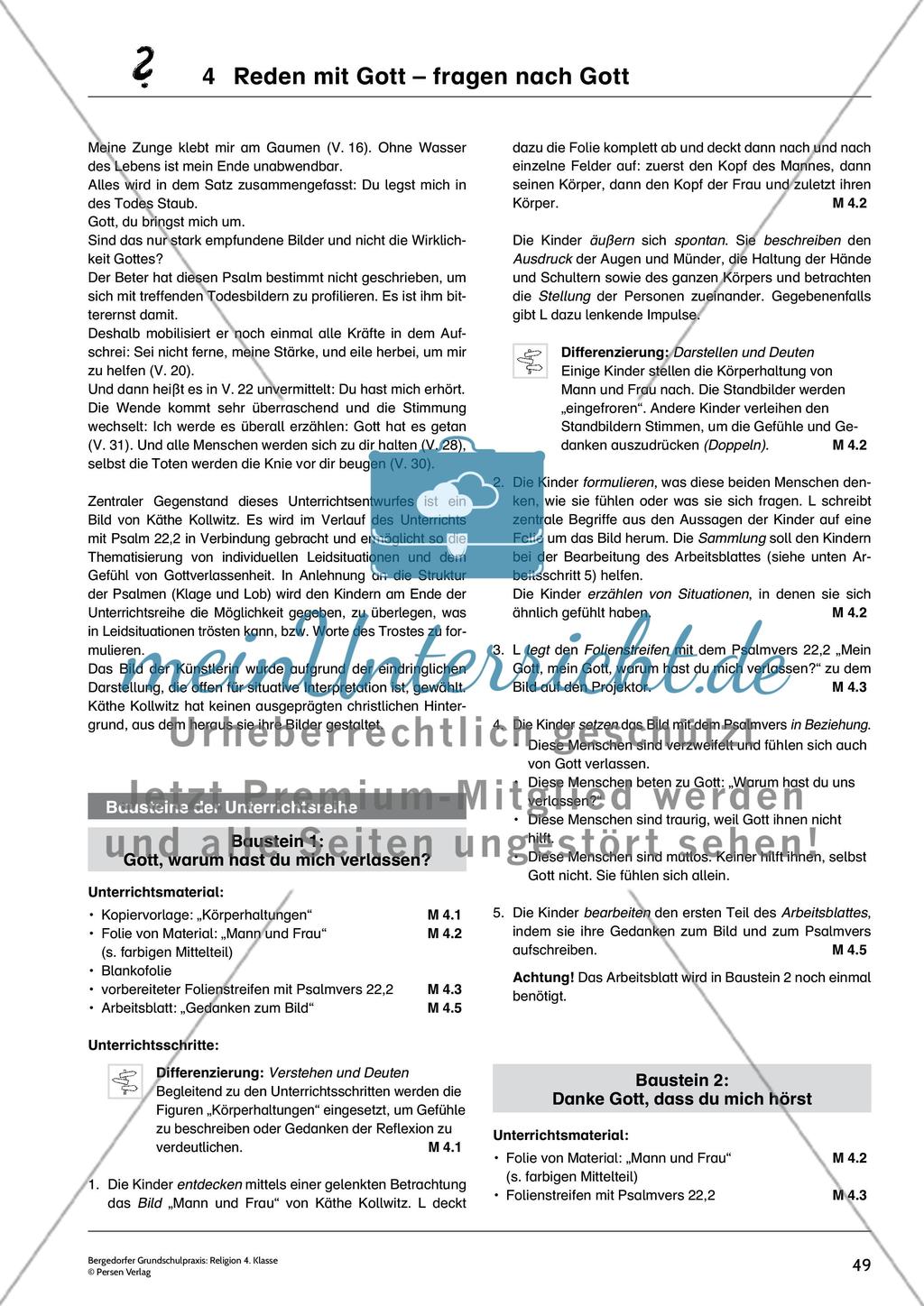 Kapitel 4 – Reden mit Gott – fragen nach Gott Preview 2