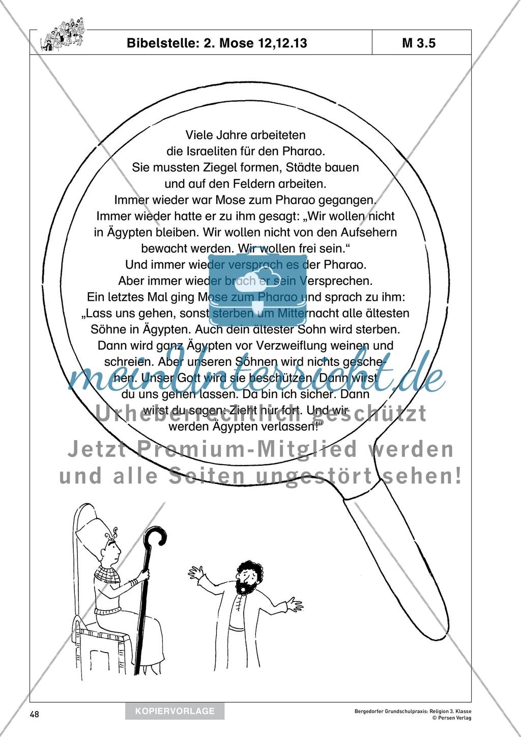 Kapitel 3 Gott rettet und befreit sein Volk Mose und Mirjam meinUnterricht