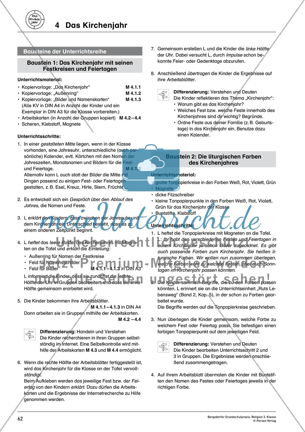 Kapitel 4 – Das Kirchenjahr Preview 4