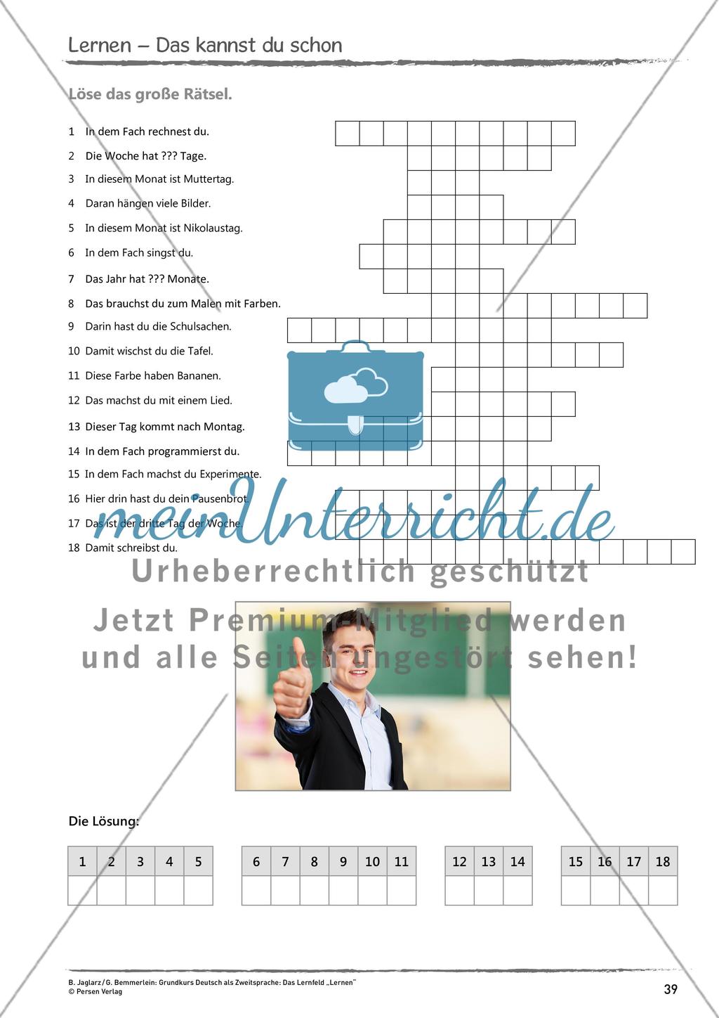 Grundkurs DaZ: Das Lernfeld