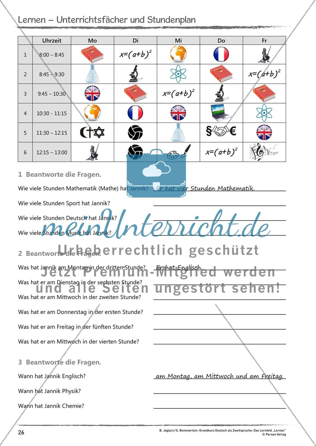 Grundkurs DaZ: Das Lernfeld