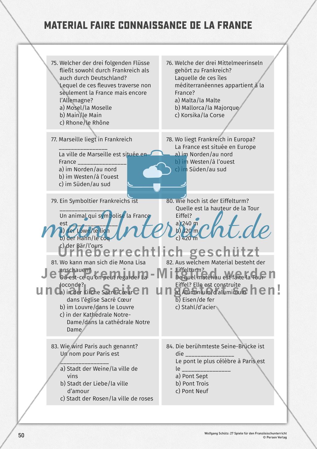 Materialien zu