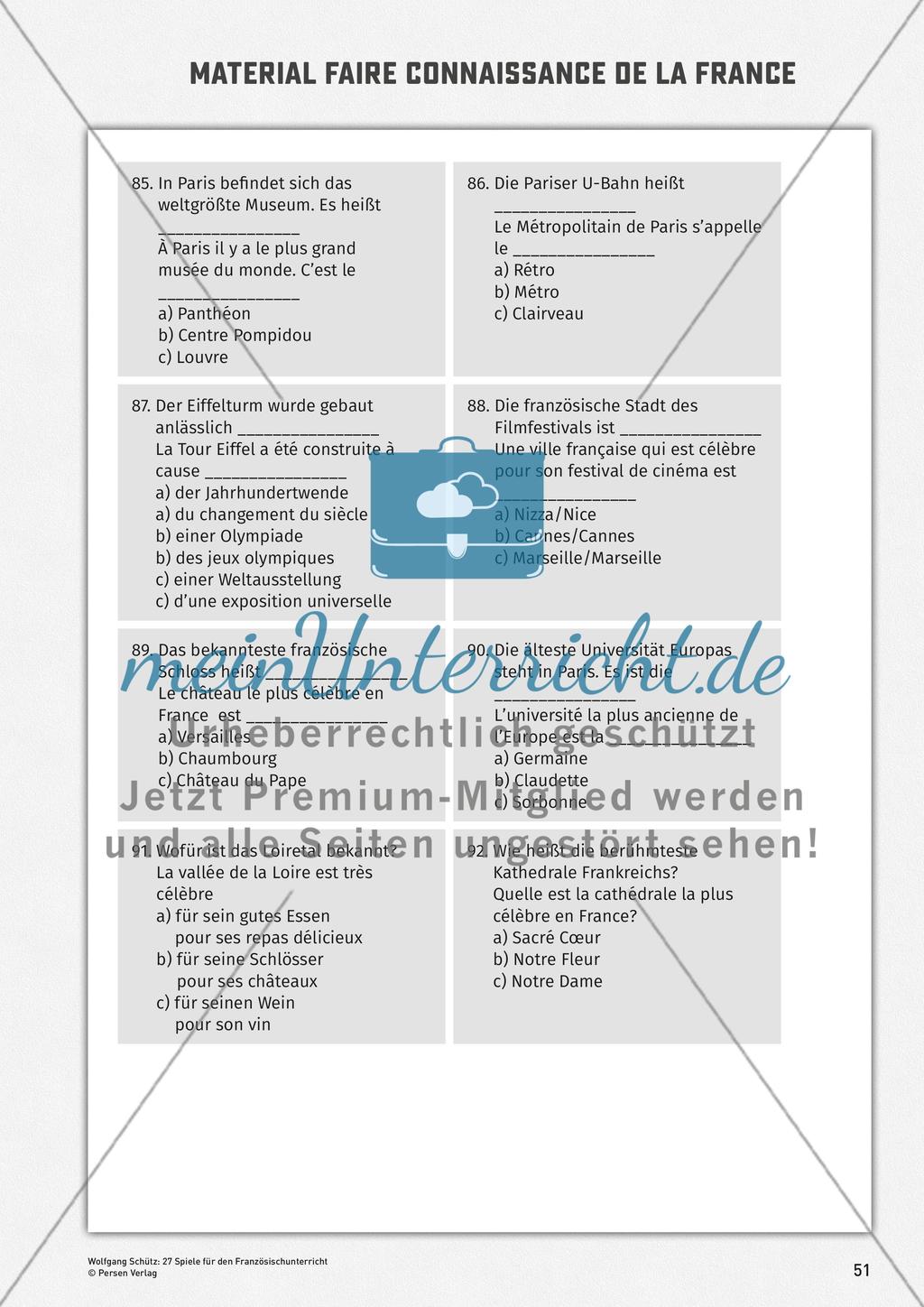 Materialien zu