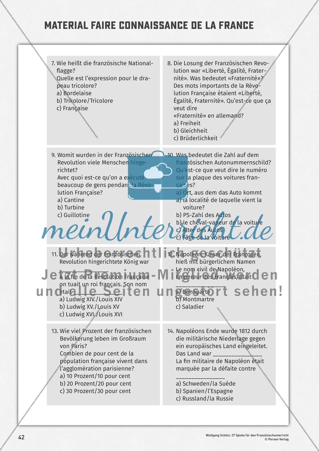 Materialien zu