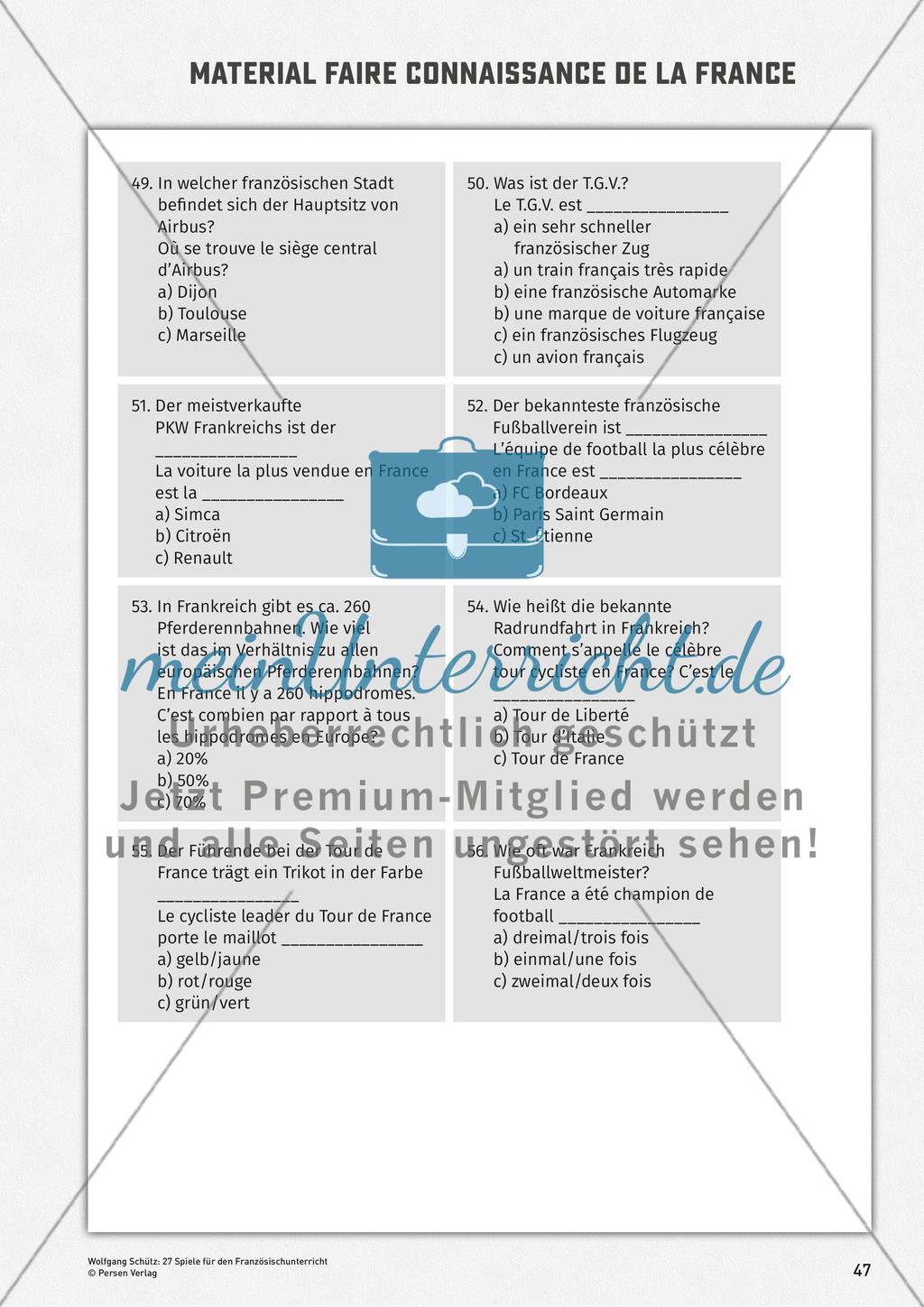 Materialien zu