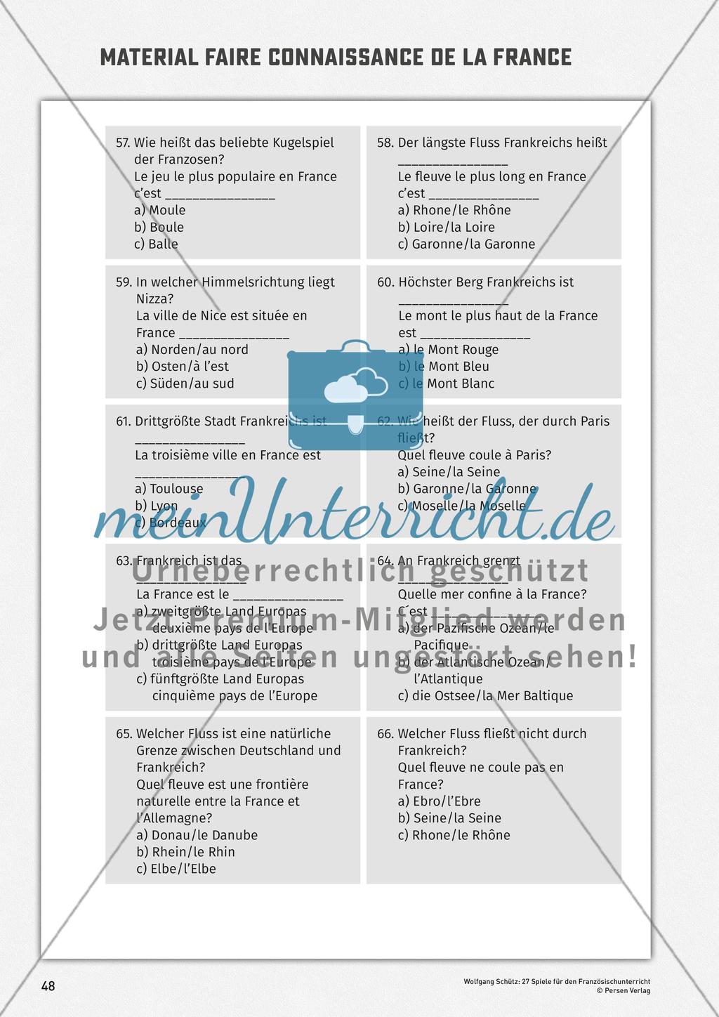 Materialien zu