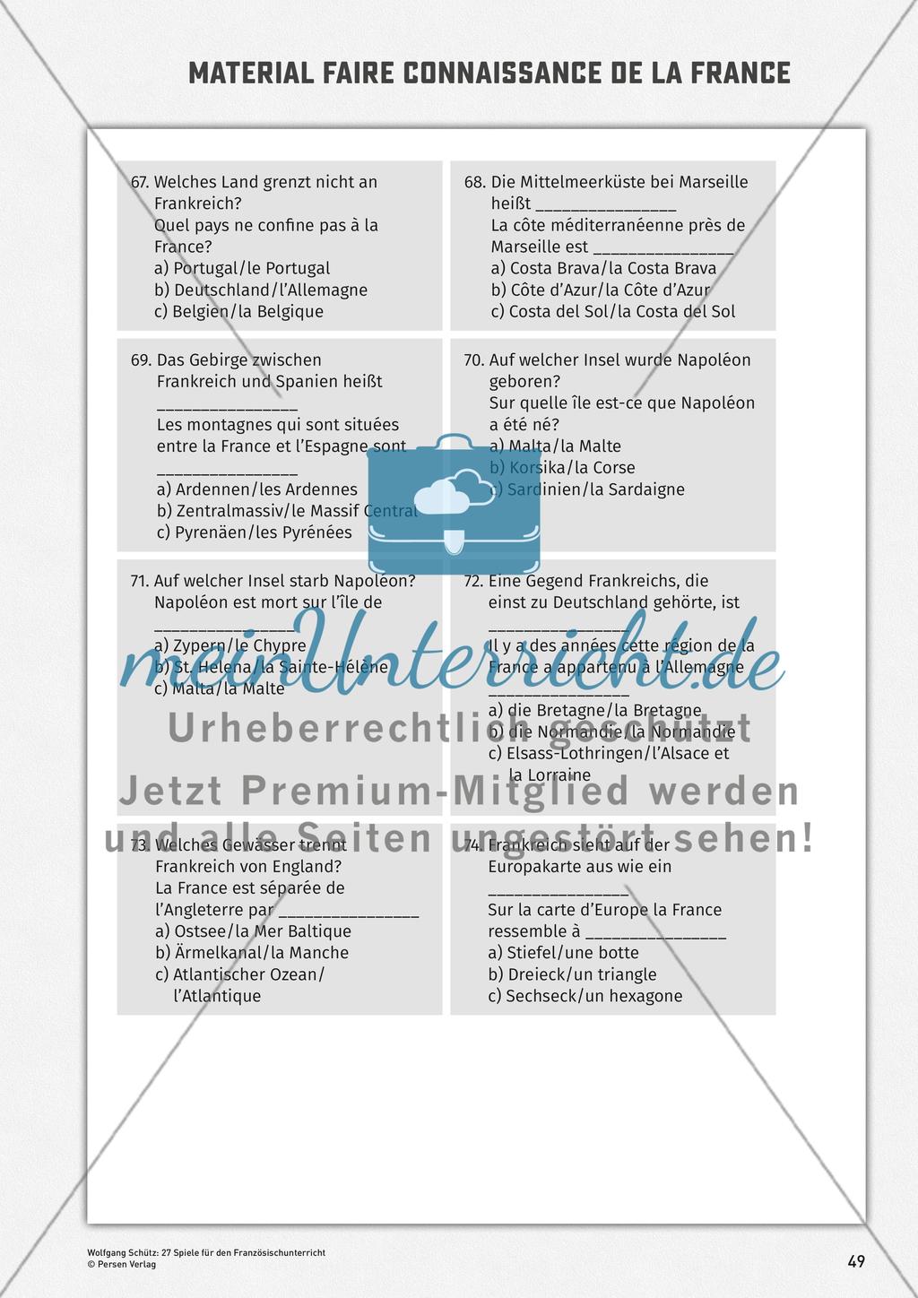 Materialien zu