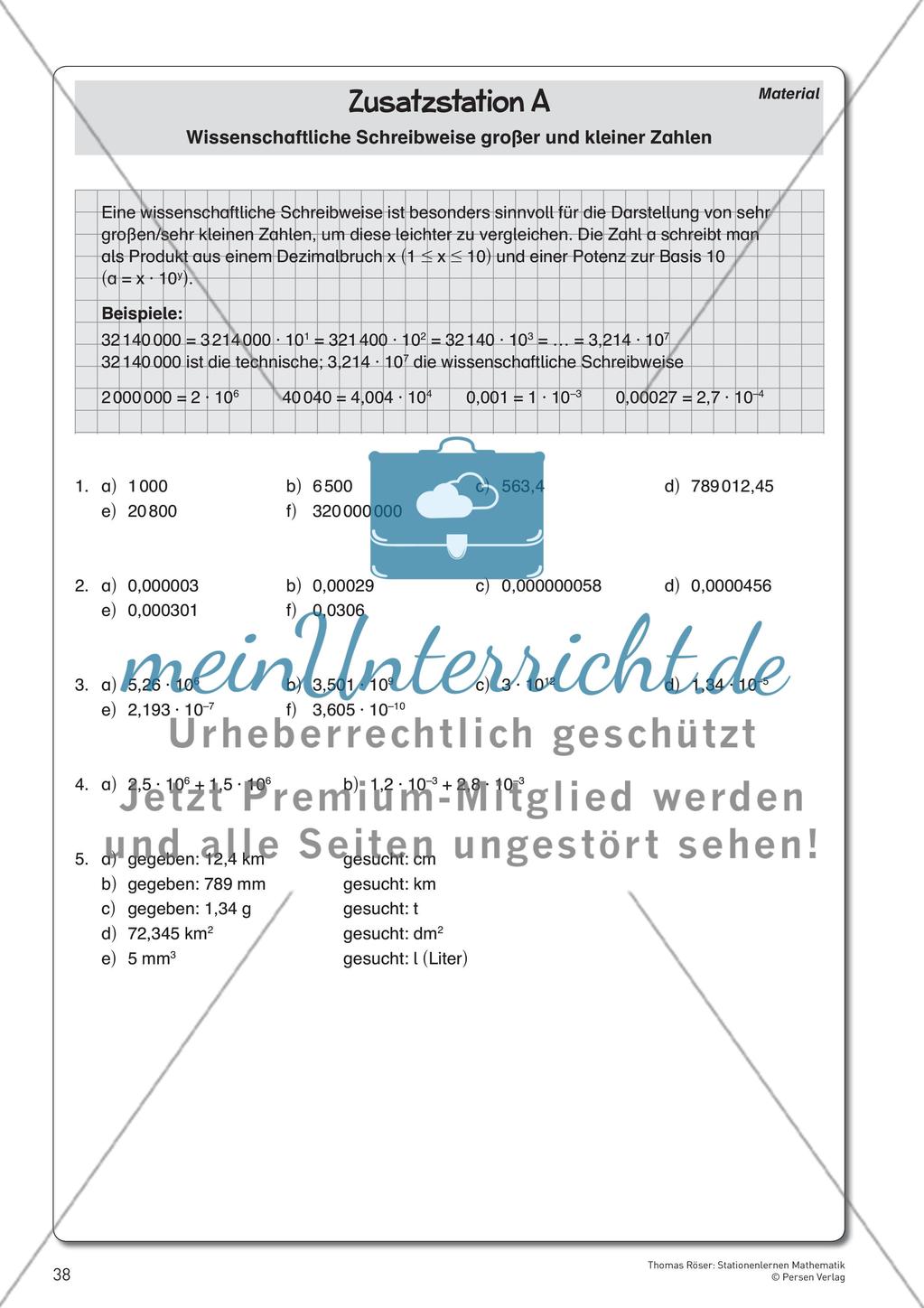 Potenzen und deren Funktionen Preview 14