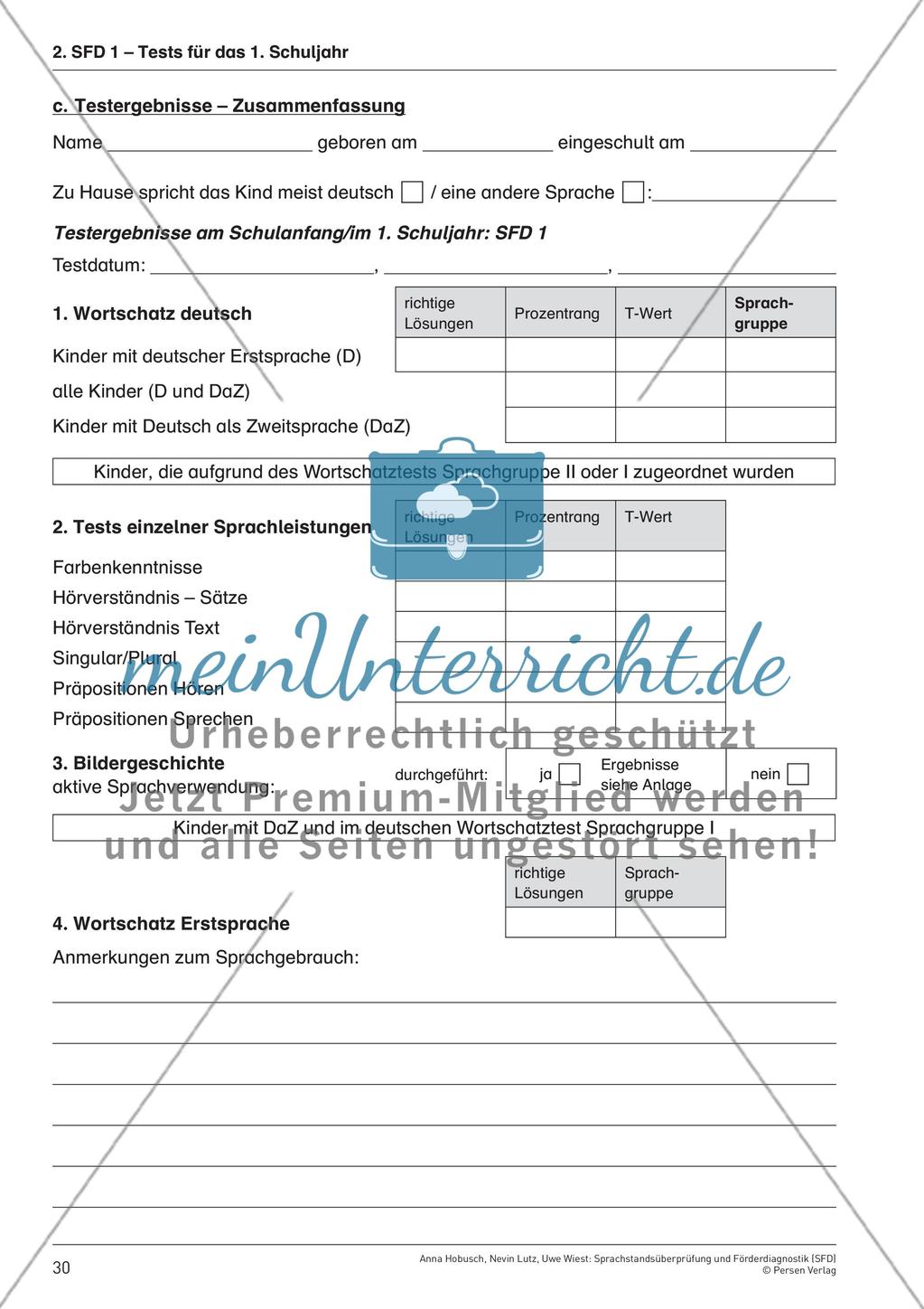 Praktischer Teil 1: Quantitative Tests mit Vergleichswerten Preview 11