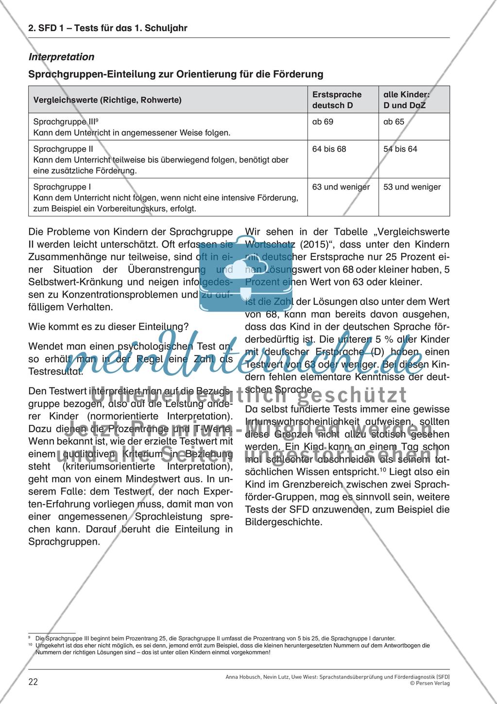 Praktischer Teil 1: Quantitative Tests mit Vergleichswerten Preview 3