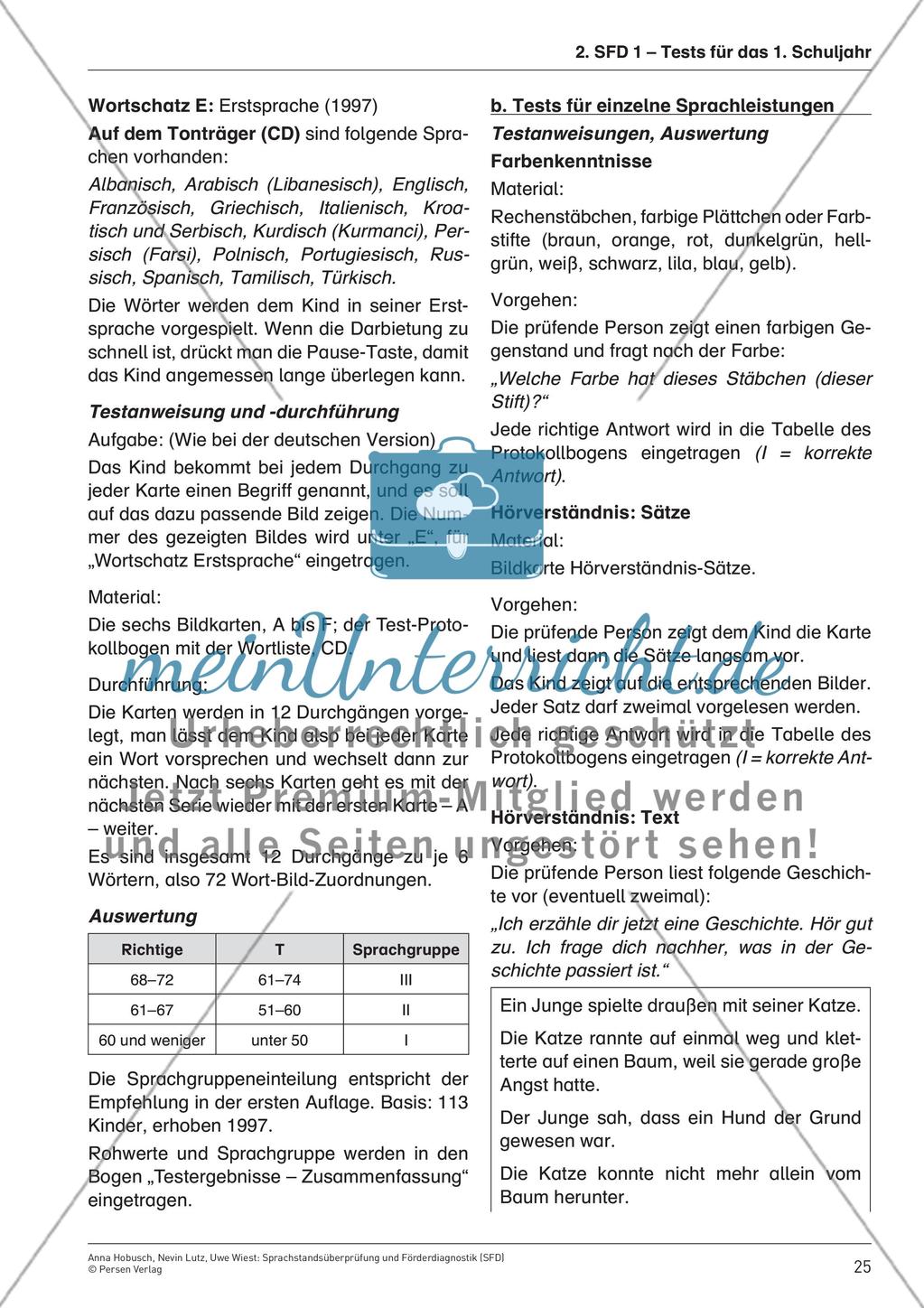 Praktischer Teil 1: Quantitative Tests mit Vergleichswerten Preview 6