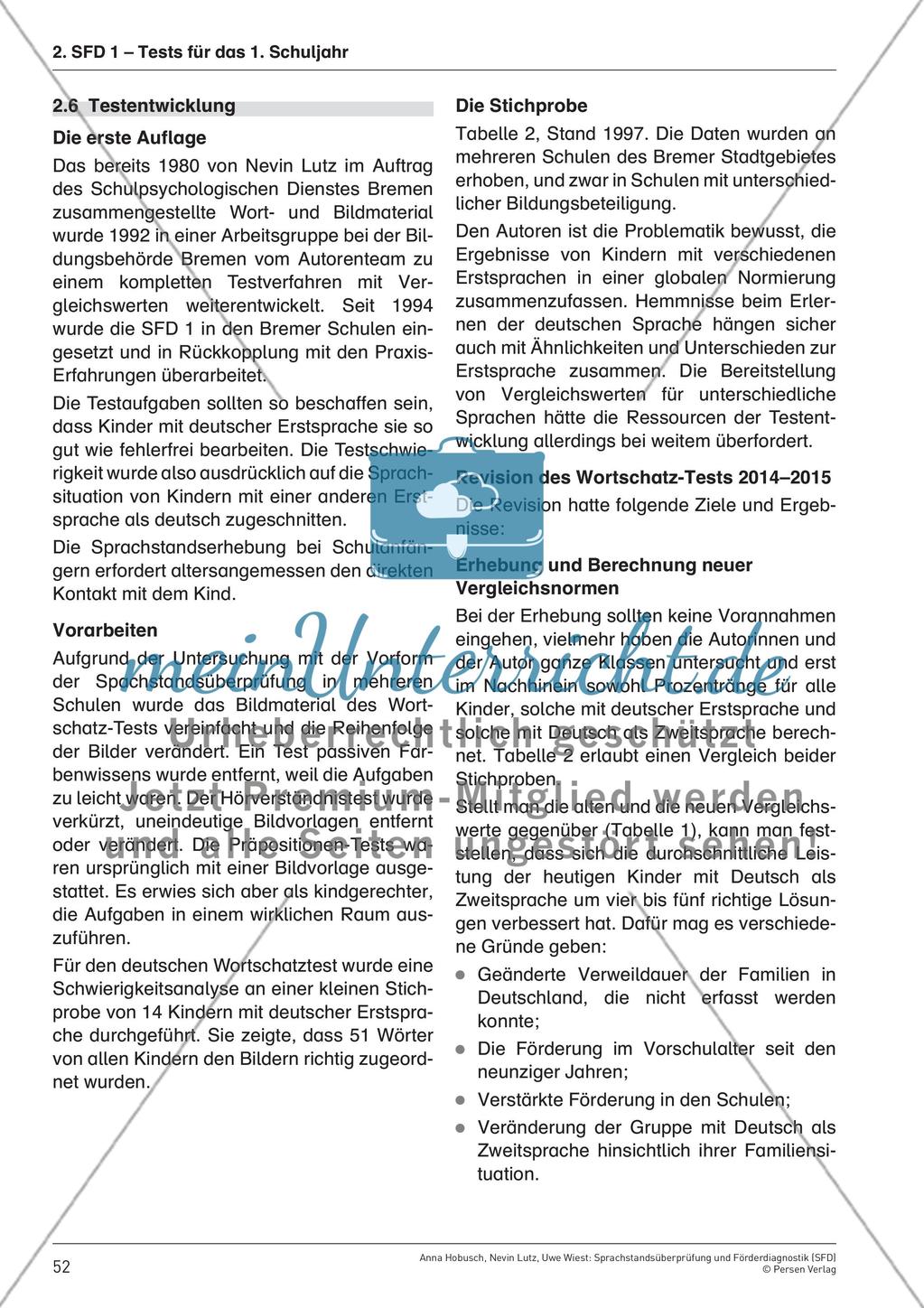 Testentwicklung Preview 1