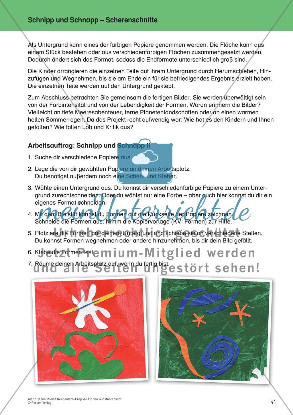Schnipp und Schnapp – Scherenschnitte Preview 5