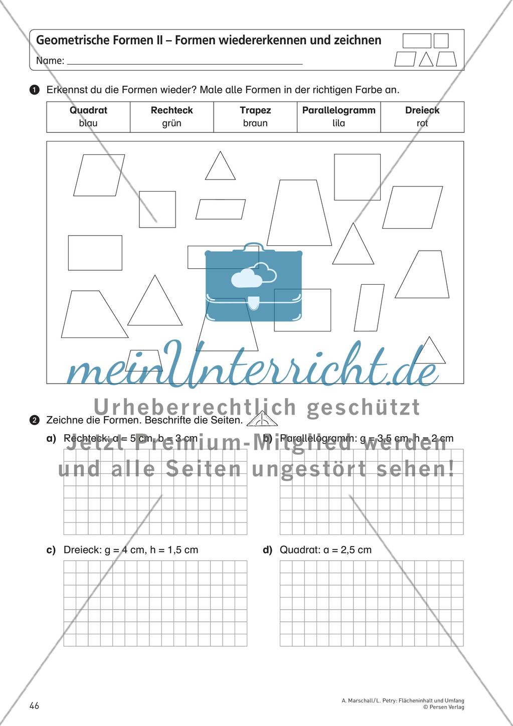 Geometrische Formen II Preview 2