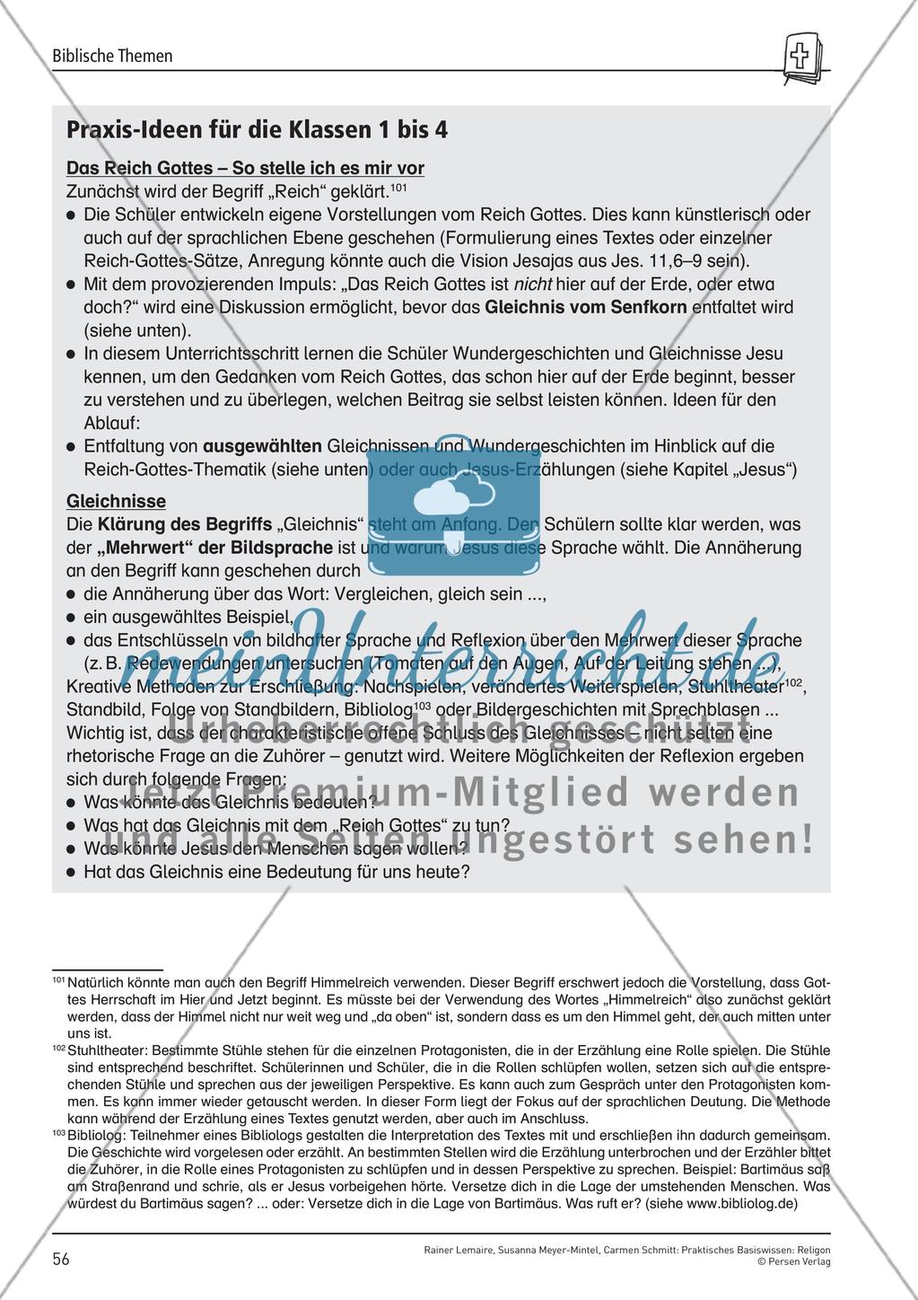 Das Reich Gottes ist mitten unter uns – Gleichnisse und Wundergeschichten Preview 3