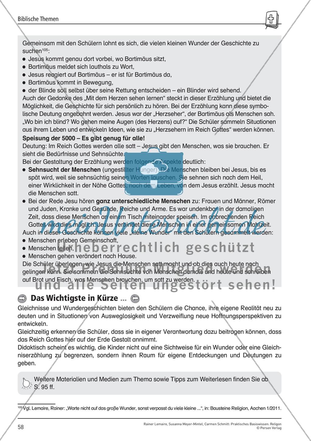 Das Reich Gottes ist mitten unter uns – Gleichnisse und Wundergeschichten Preview 5