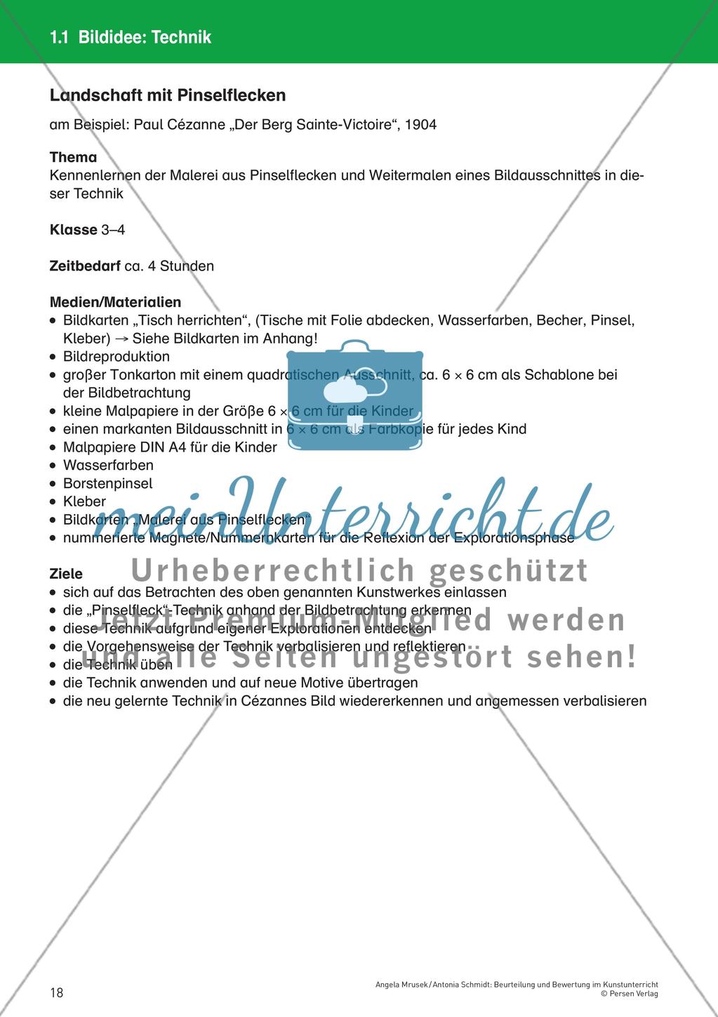Landschaft aus Pinselflecken Preview 2