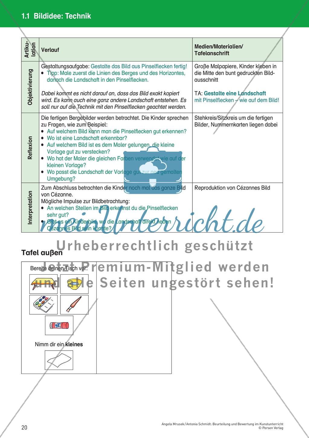 Landschaft aus Pinselflecken Preview 4