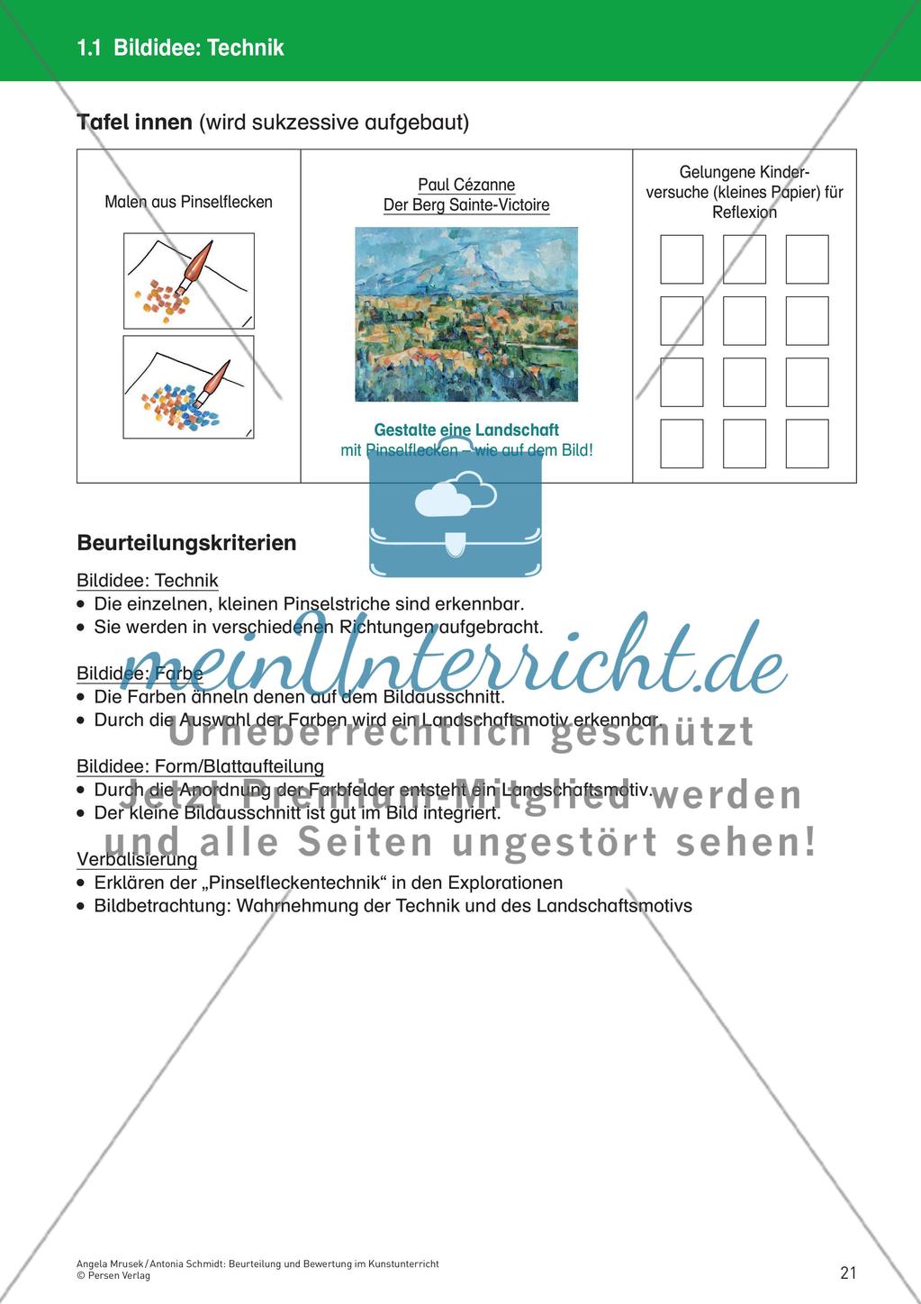 Landschaft aus Pinselflecken Preview 5