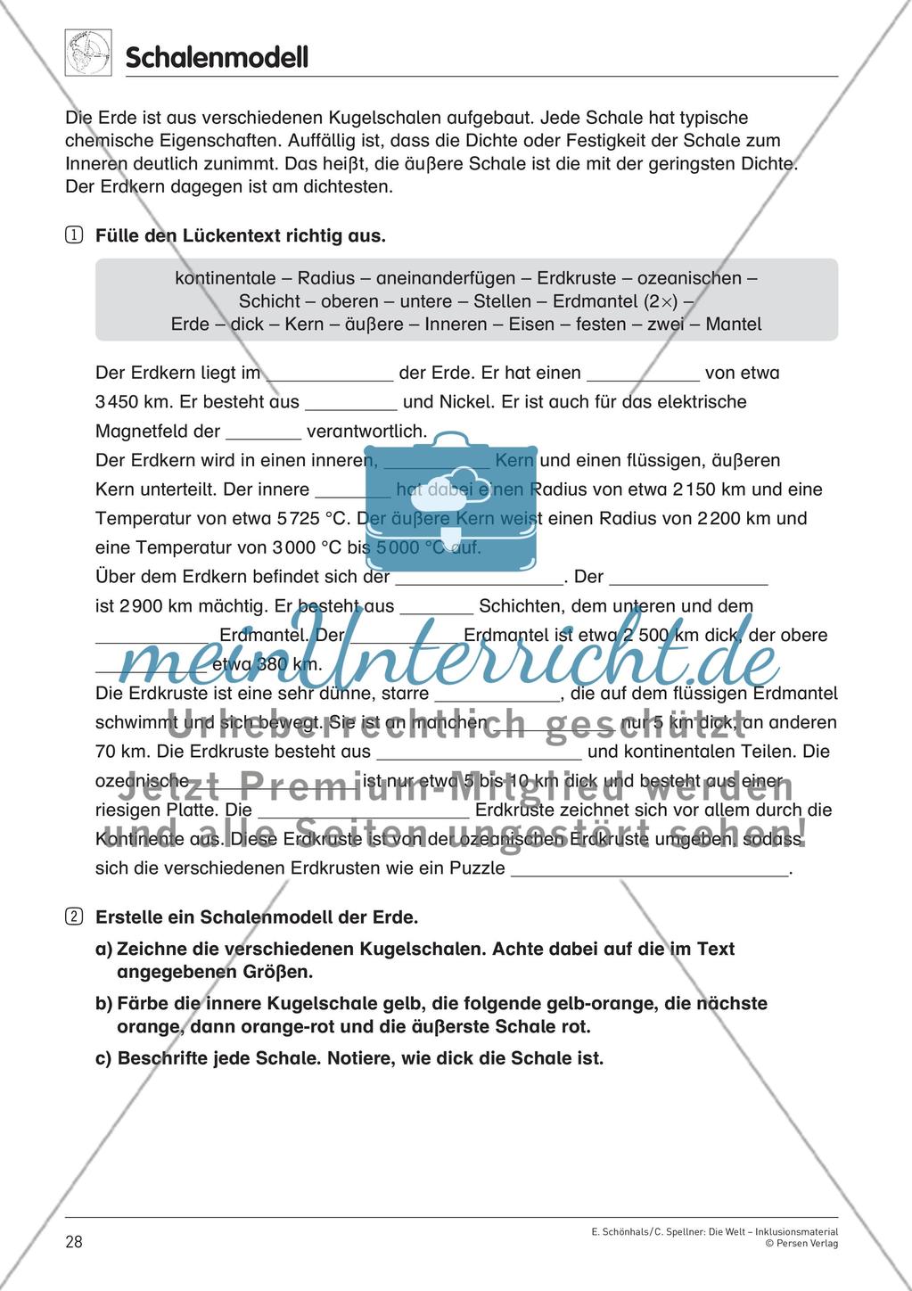 Aufbau der Erde Preview 2